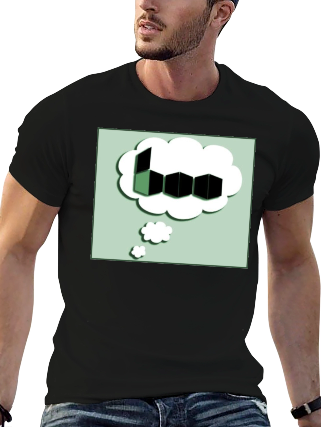 Cube Cloud Graphic T-Shirt