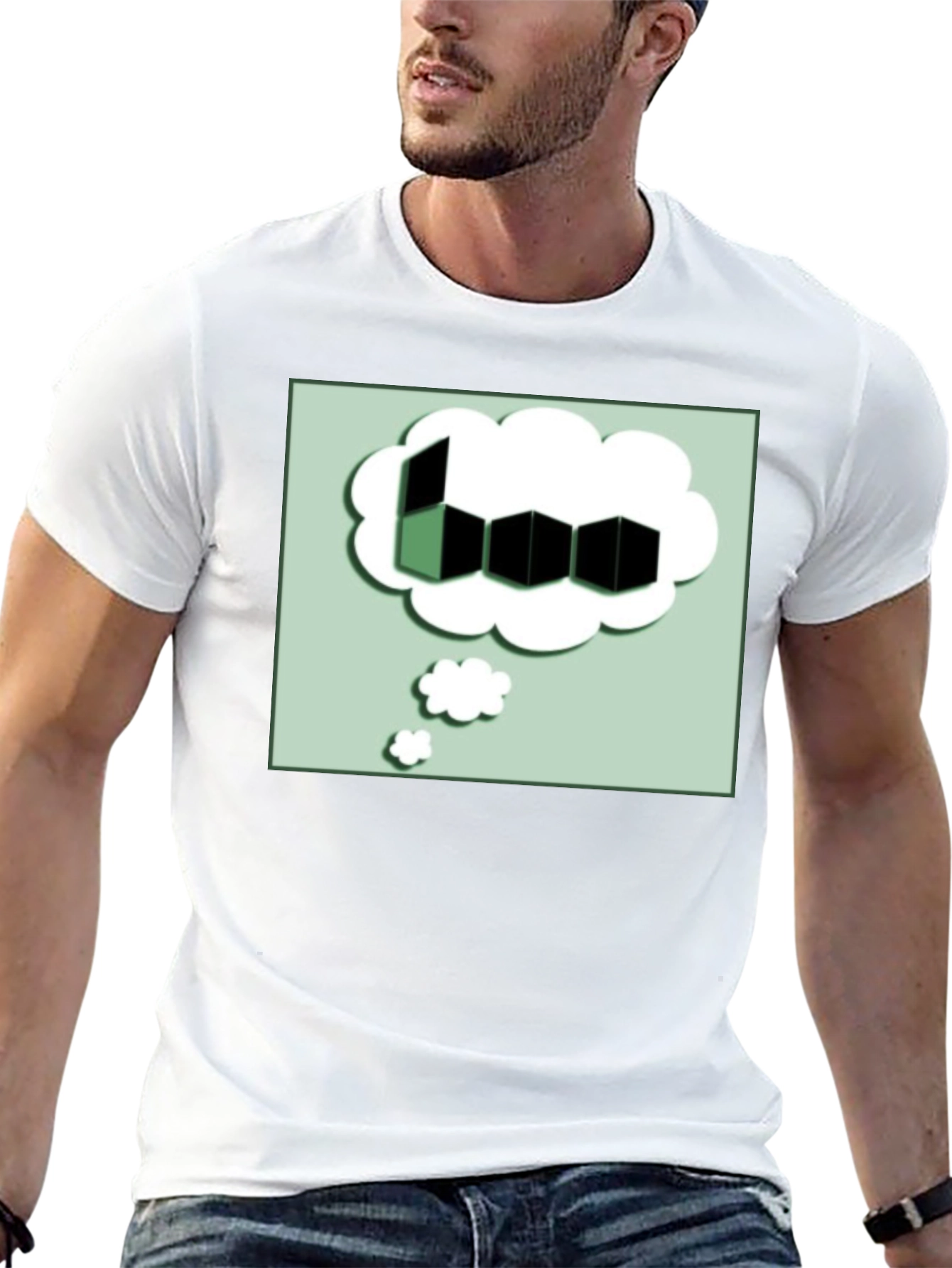 Cube Cloud Graphic T-Shirt