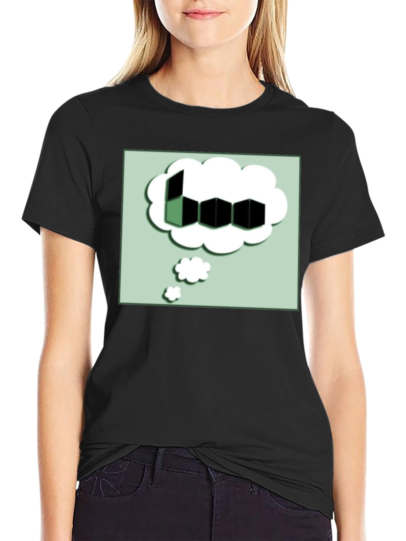 Cube Cloud Graphic T-Shirt
