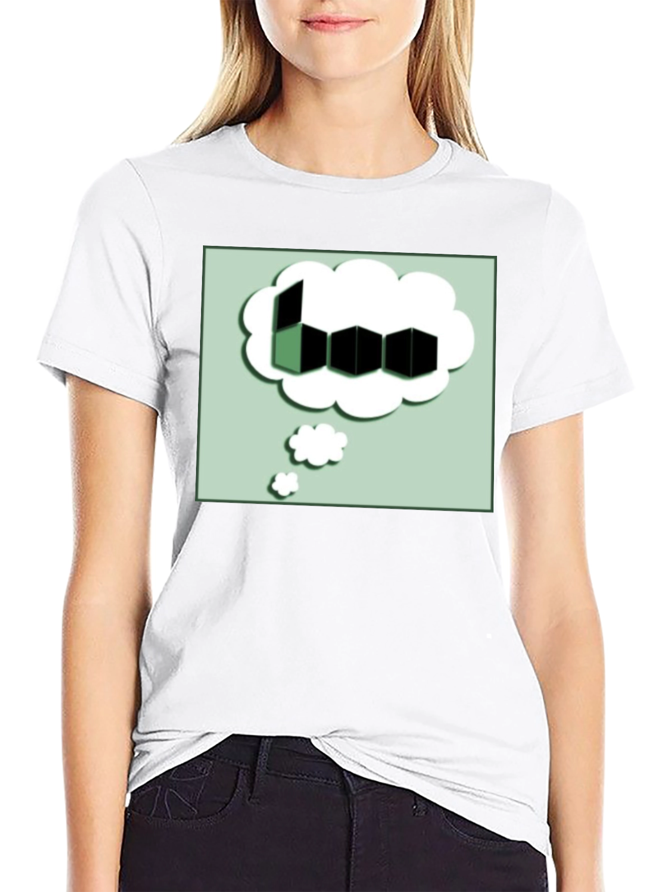 Cube Cloud Graphic T-Shirt