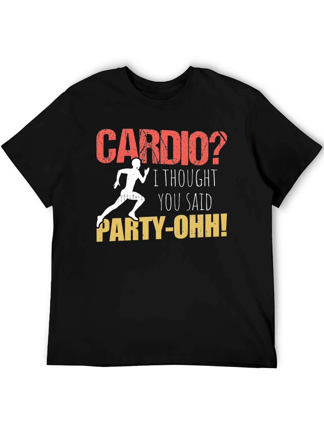 Cardio? Party-Oh! Graphic T-Shirt