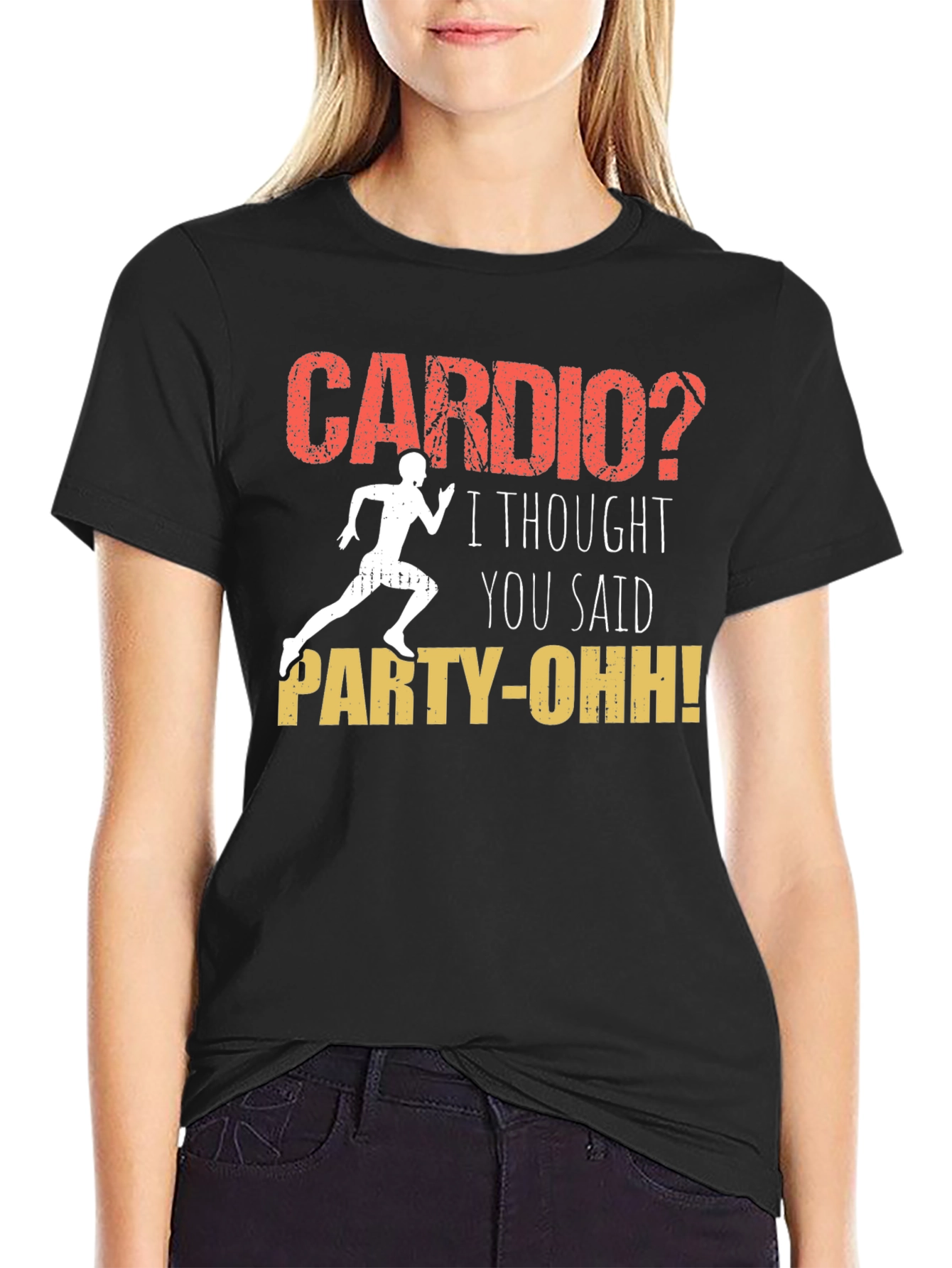 Cardio? Party-Oh! Graphic T-Shirt