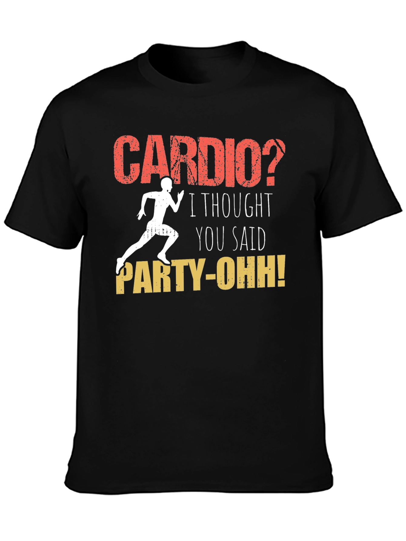 Cardio? Party-Oh! Graphic T-Shirt