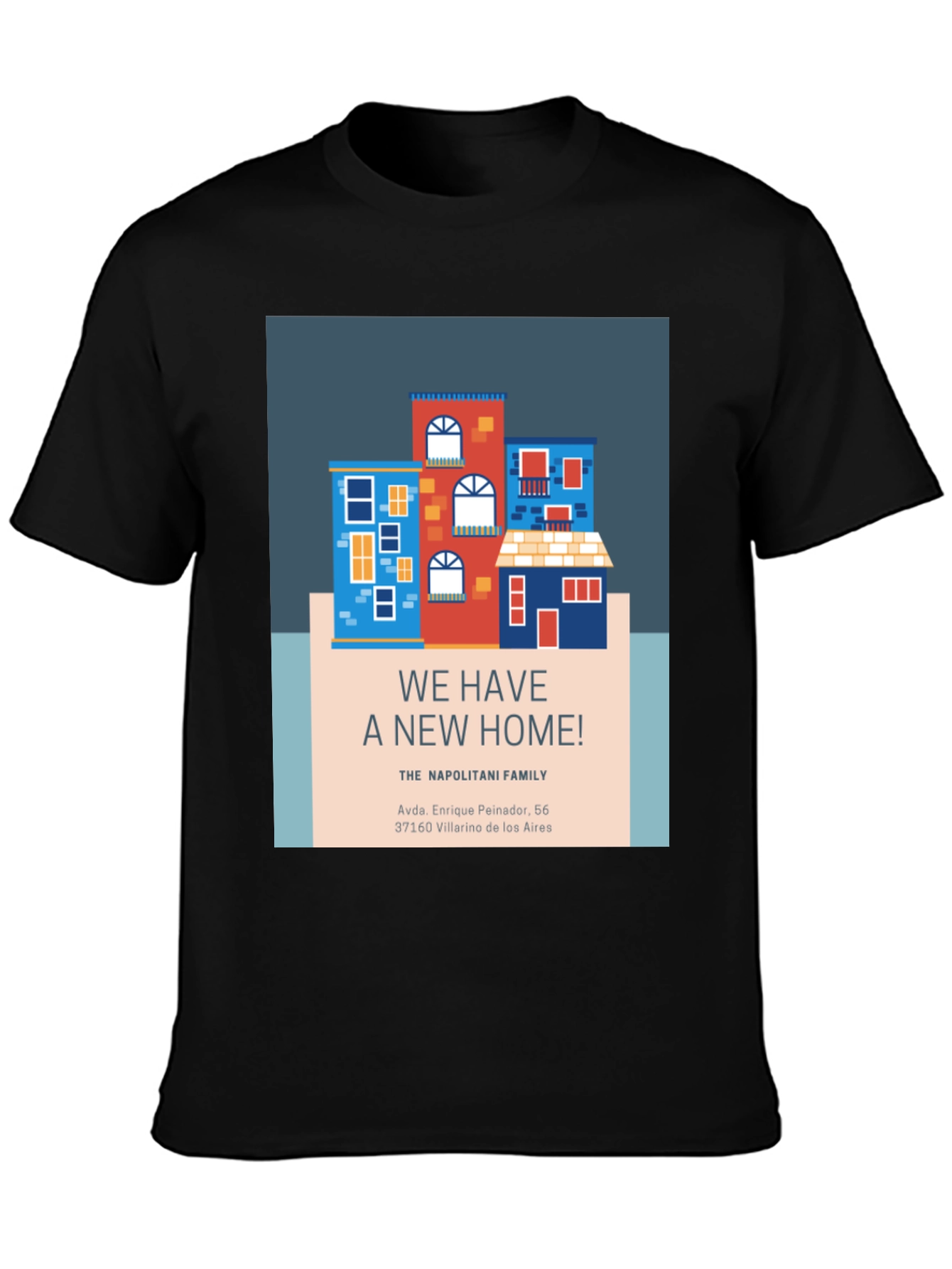 New Home T-Shirt: Housewarming Gift for Napolitani Family