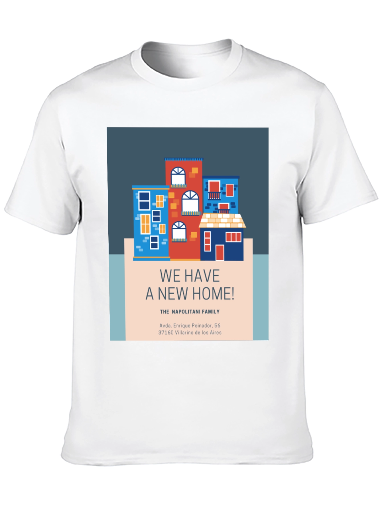 New Home T-Shirt: Housewarming Gift for Napolitani Family