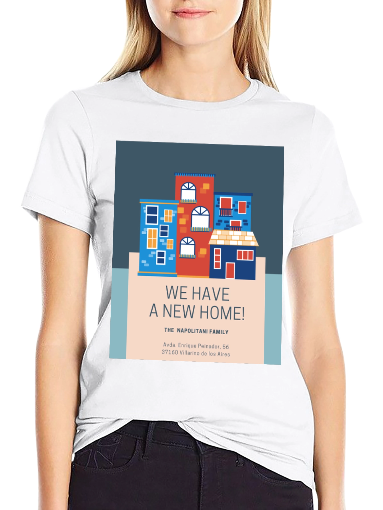 New Home T-Shirt: Housewarming Gift for Napolitani Family