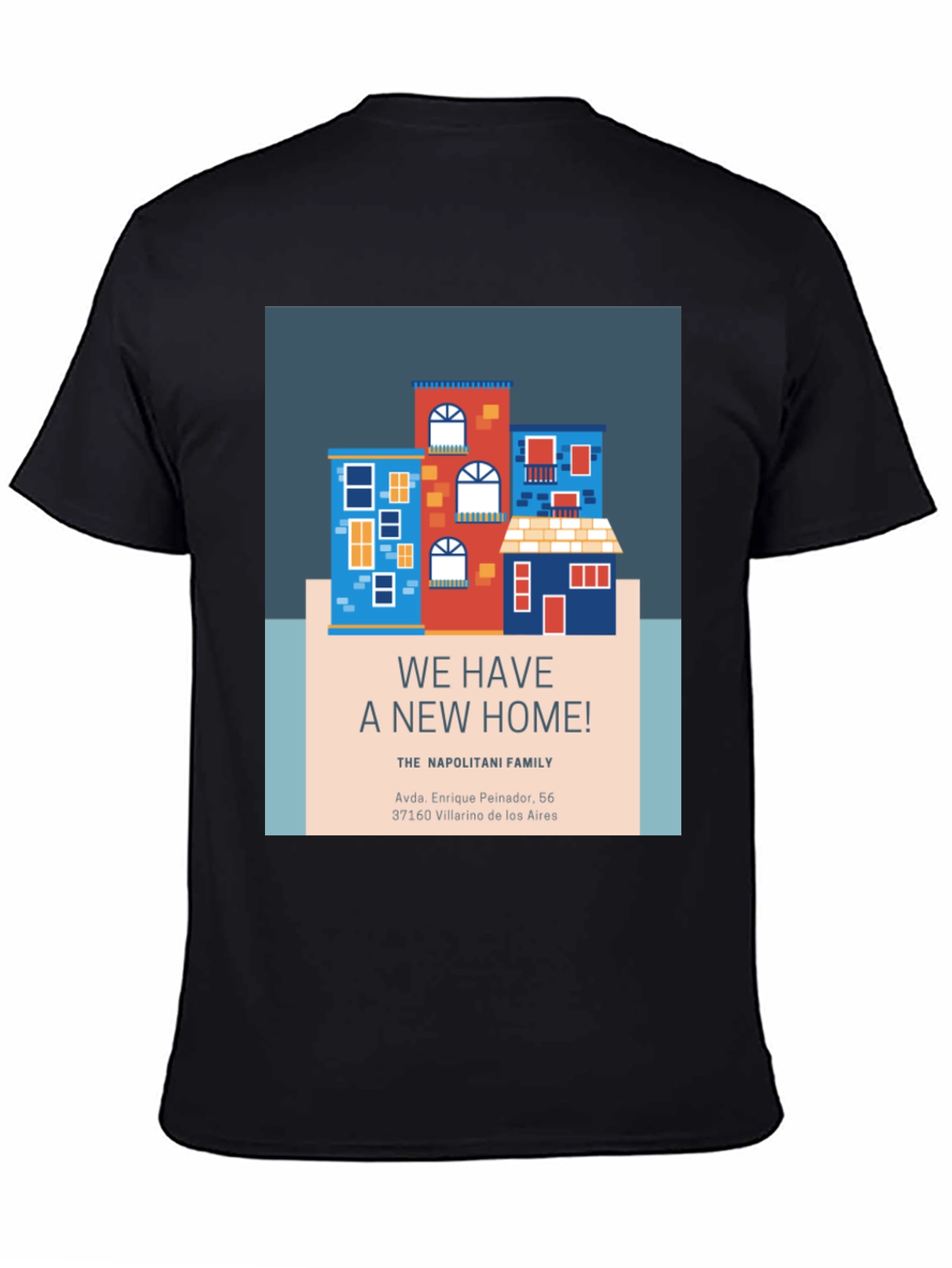 New Home T-Shirt: Housewarming Gift for Napolitani Family