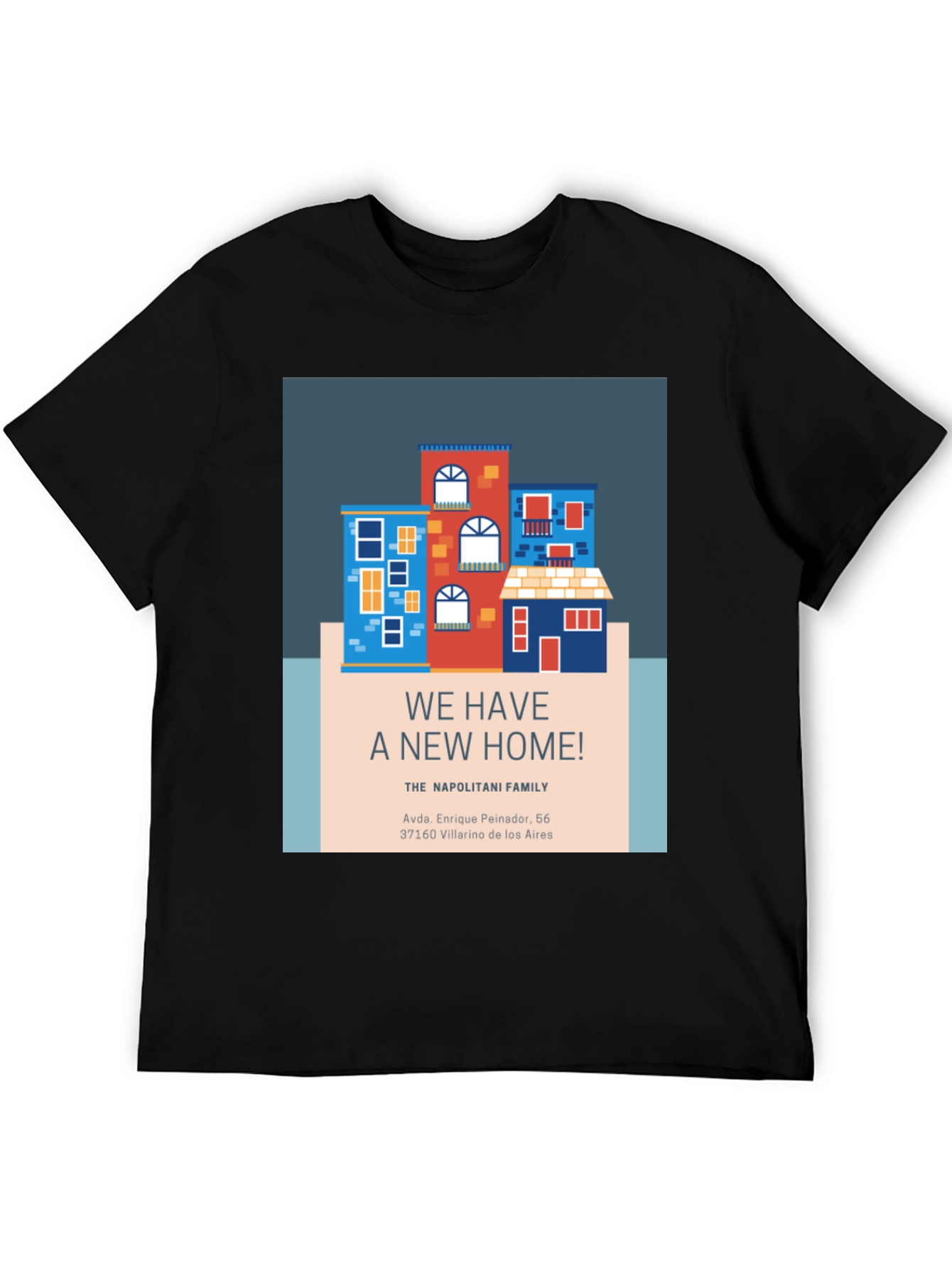 New Home T-Shirt: Housewarming Gift for Napolitani Family