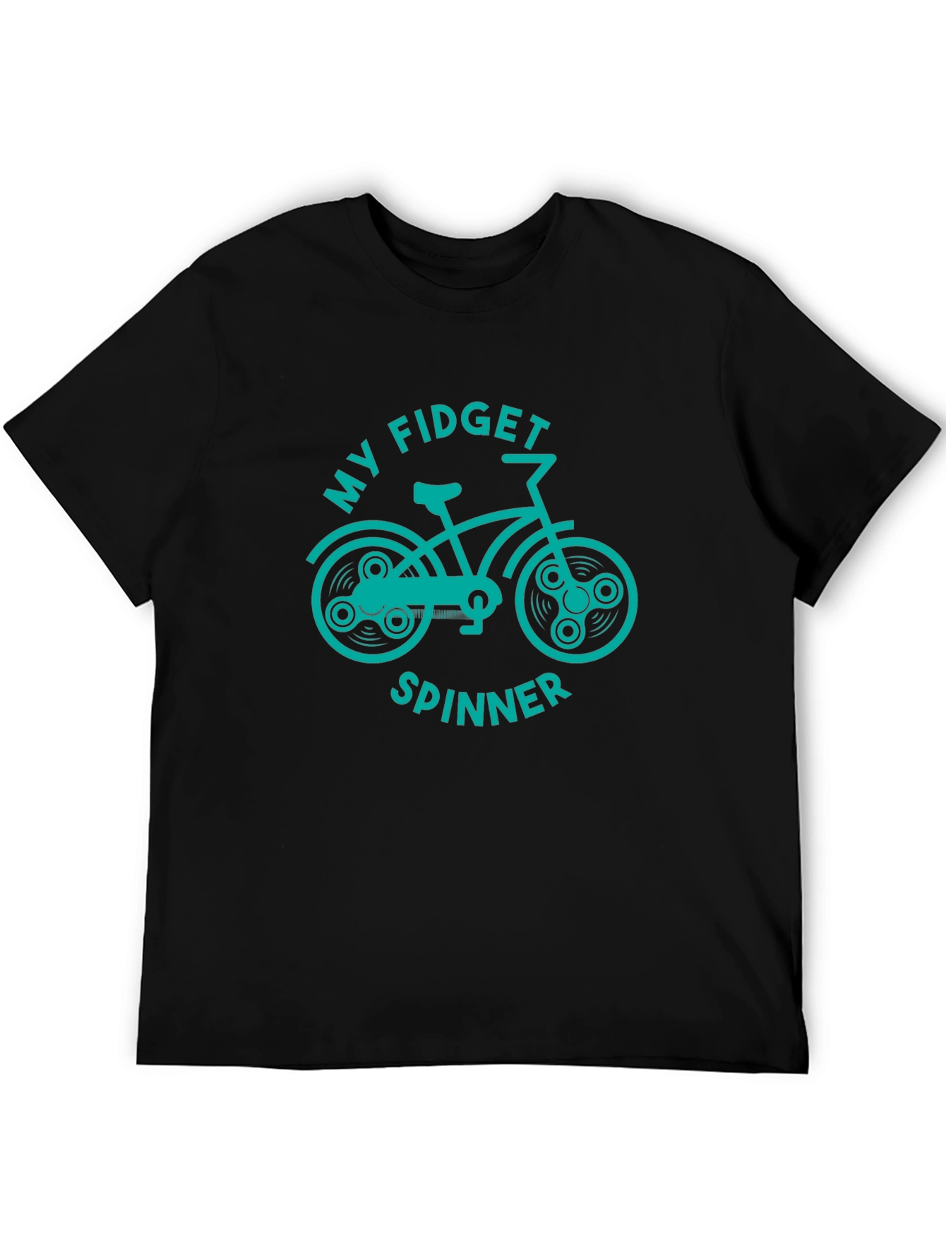 Fidget Spinner Bike Graphic Tee