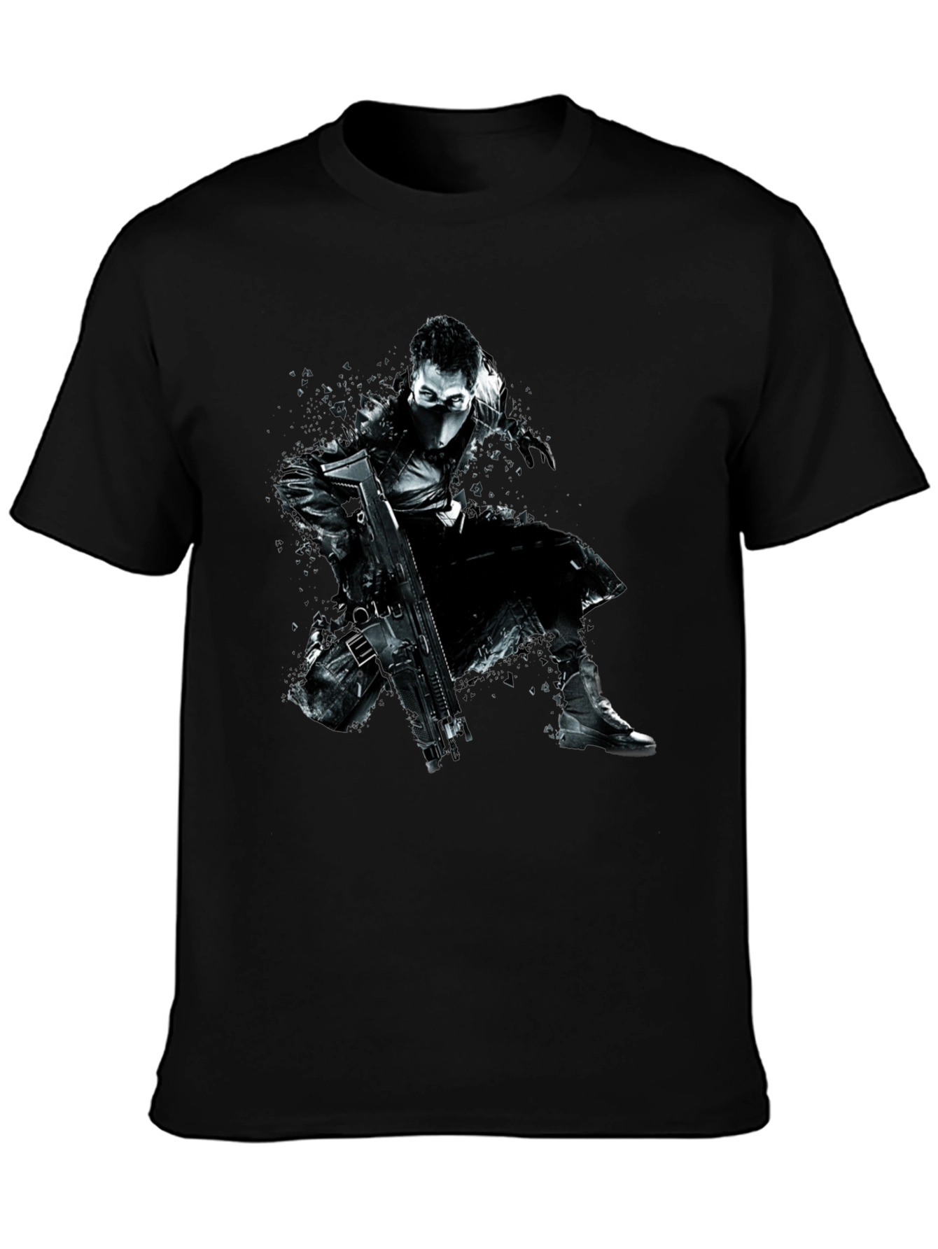 Stealth Operative Graphic T-Shirt - Black
