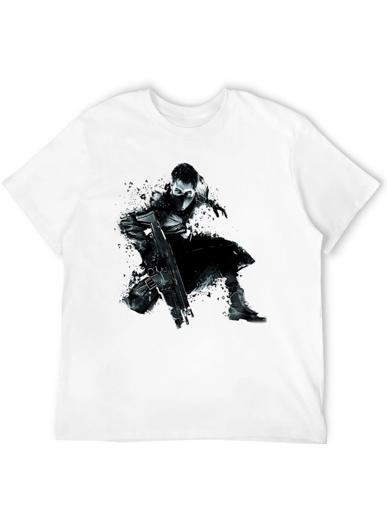 Stealth Operative Graphic T-Shirt - Black