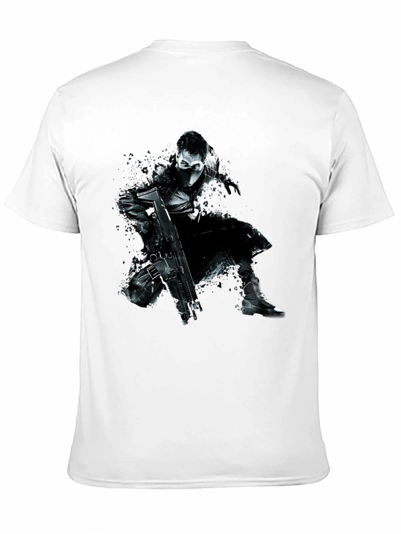 Stealth Operative Graphic T-Shirt - Black