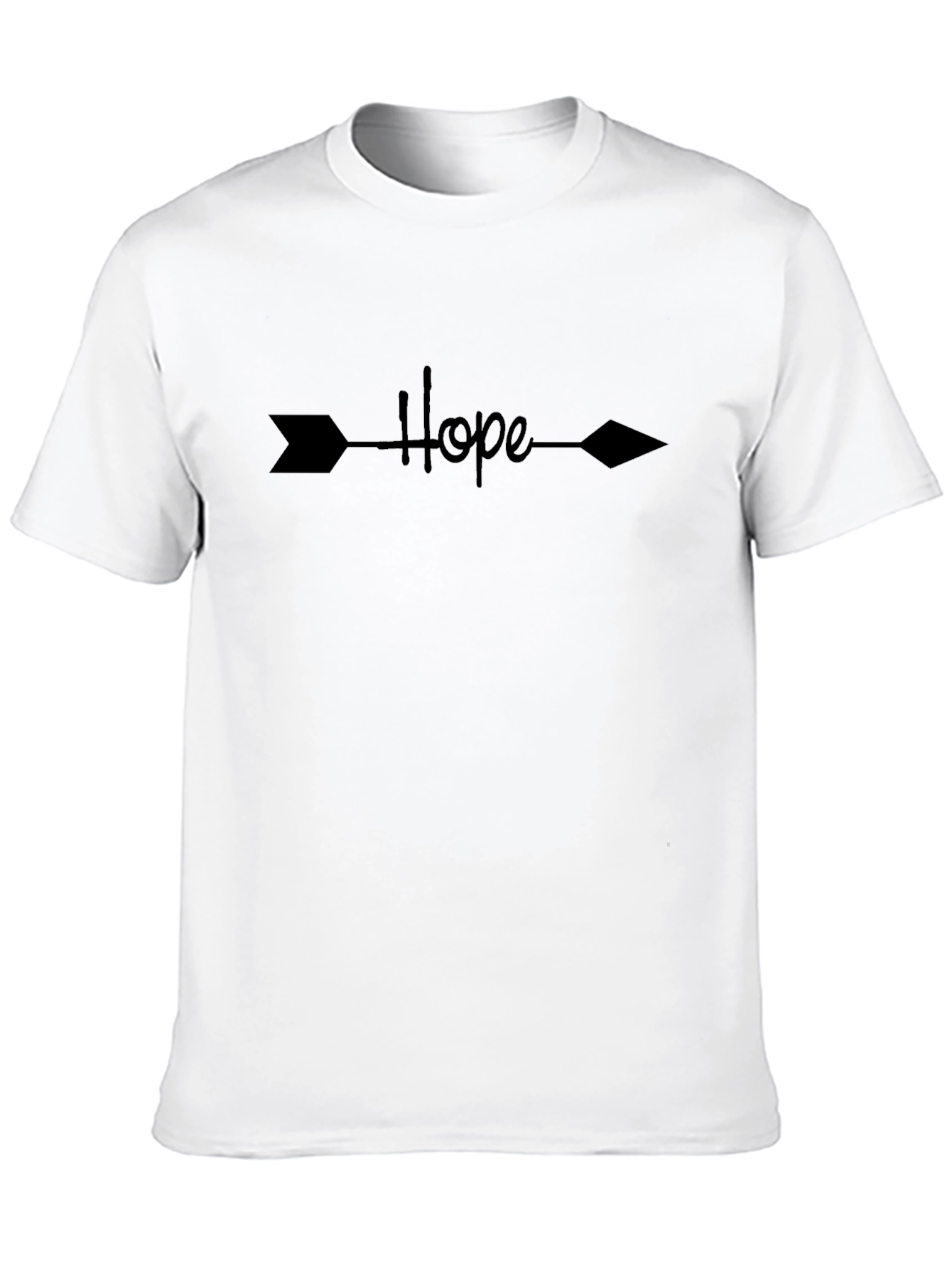 Hope Arrow Graphic Tee - Stylish Black T-Shirt