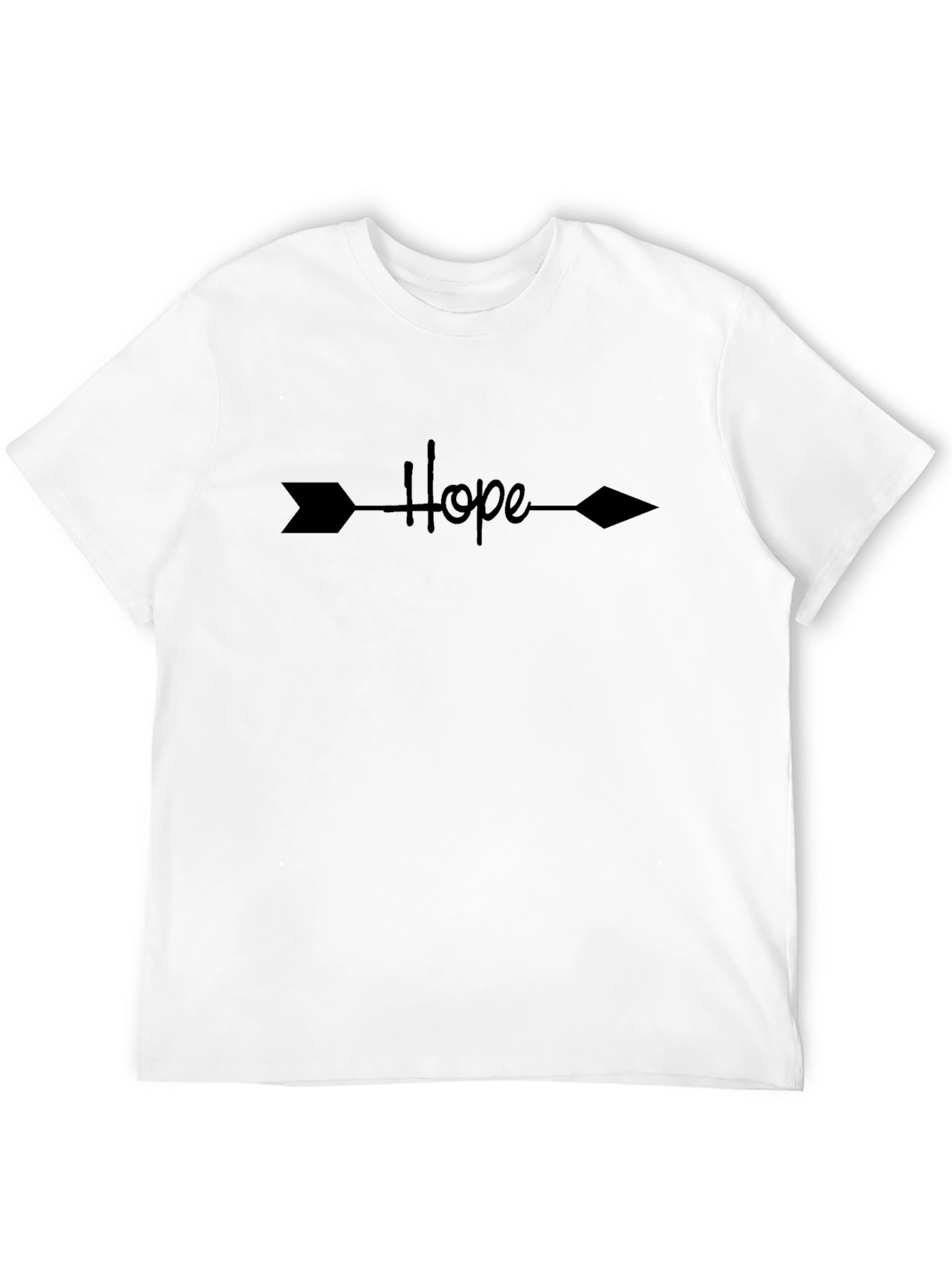 Hope Arrow Graphic Tee - Stylish Black T-Shirt