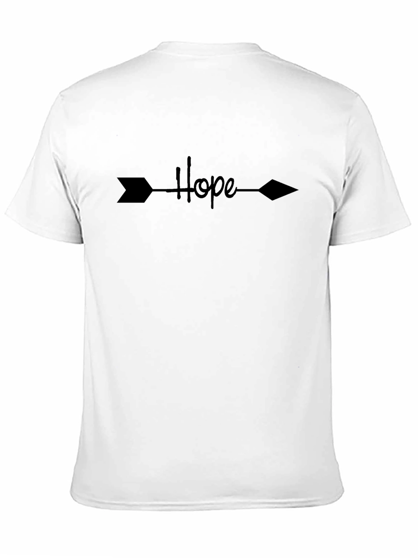 Hope Arrow Graphic Tee - Stylish Black T-Shirt