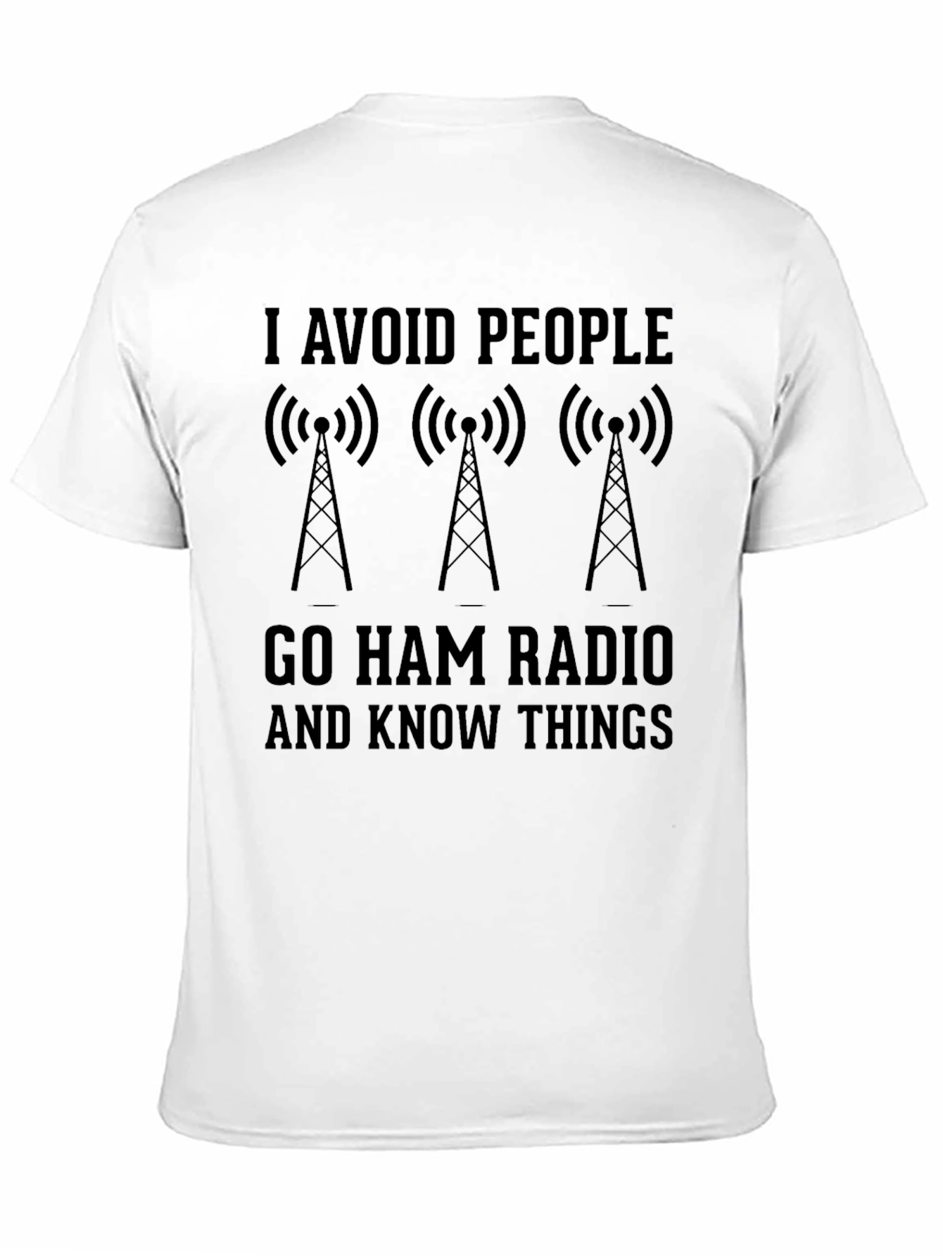 I Avoid People Ham Radio T-Shirt