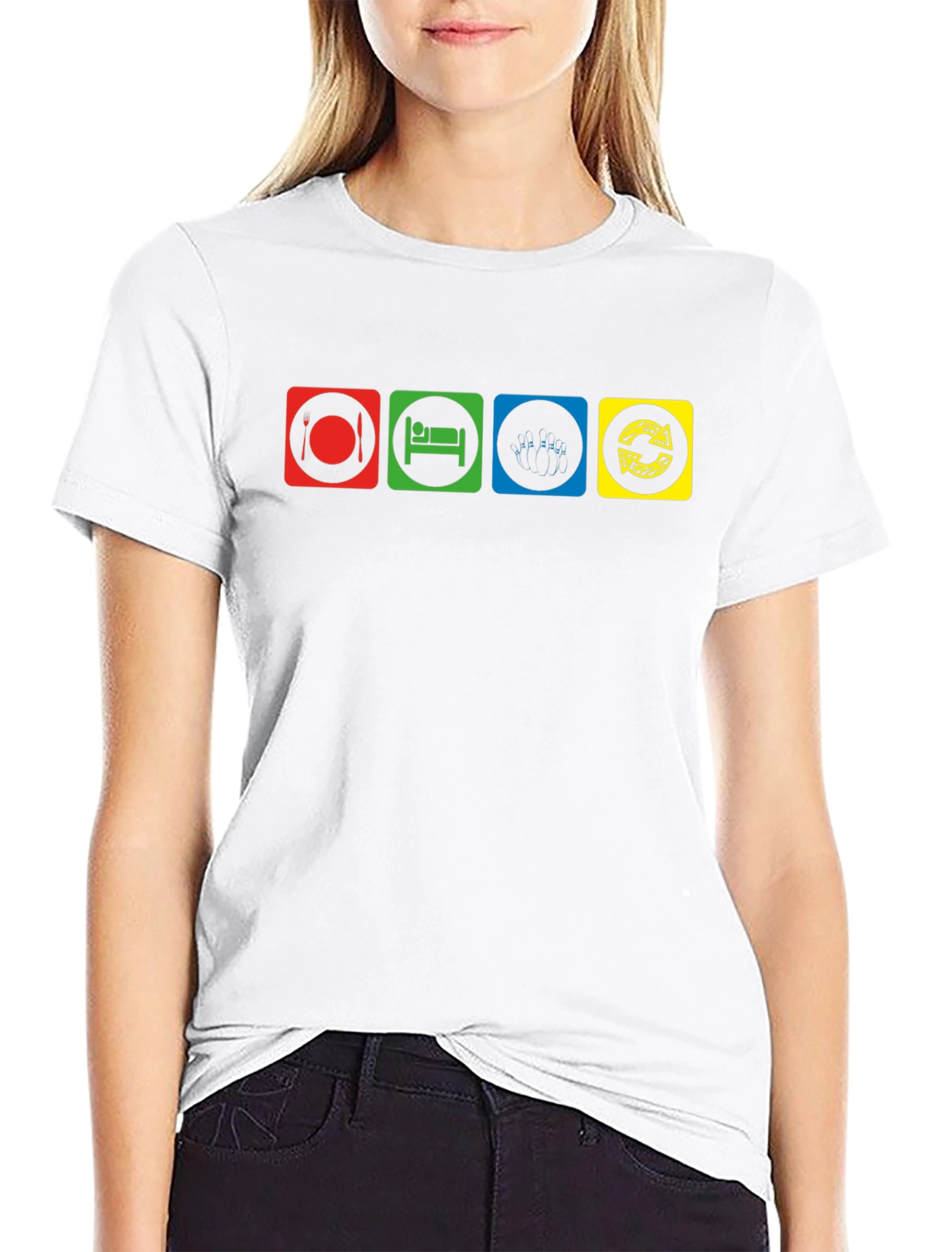 Eat Sleep DJ Repeat T-Shirt - Cool Graphic Tee