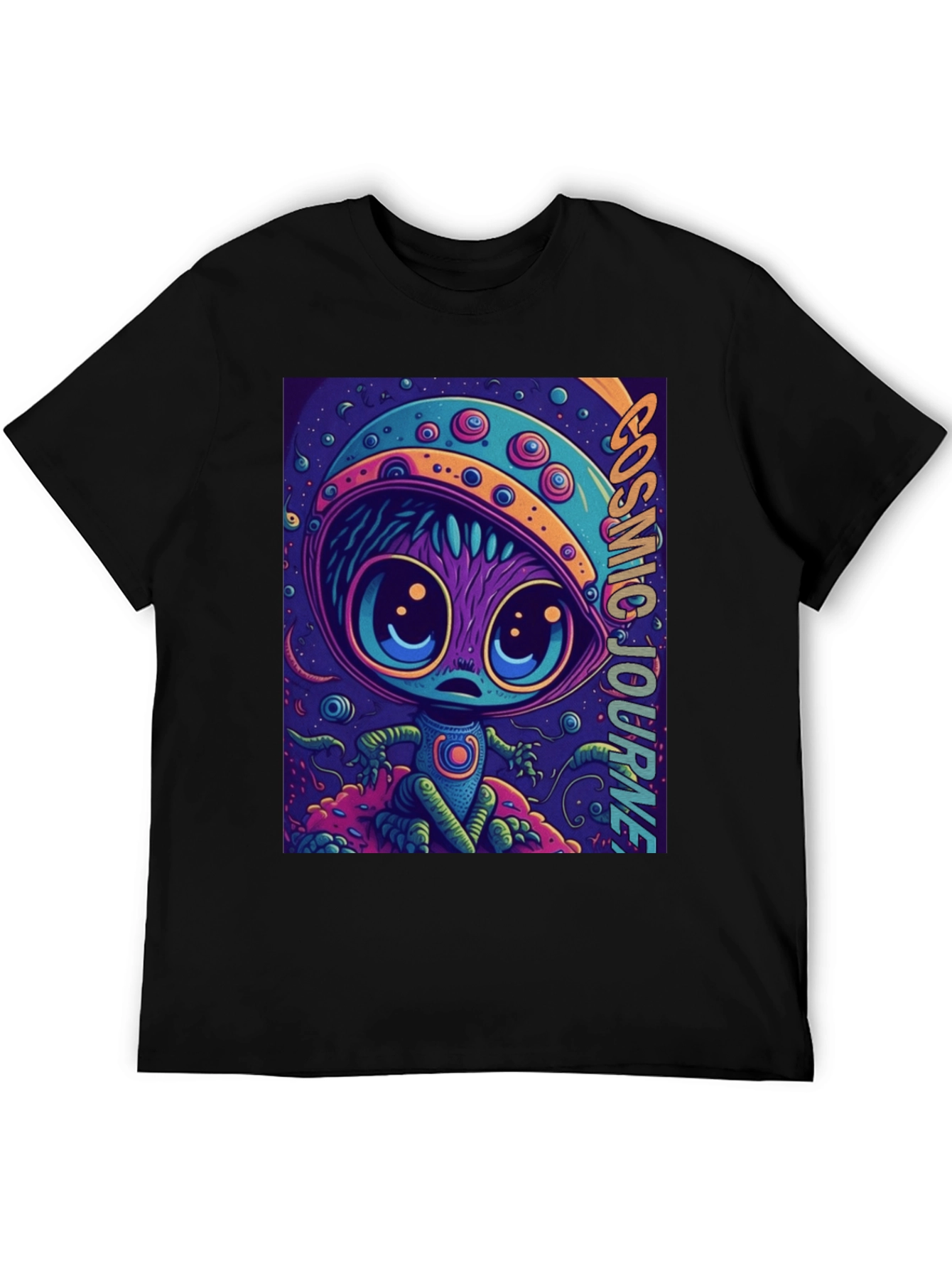 Cosmic Journey Alien Graphic Tee