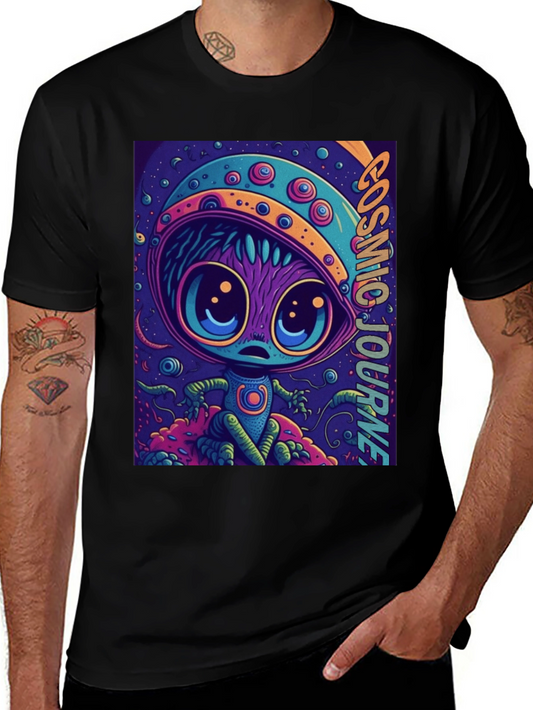 Cosmic Journey Alien Graphic Tee