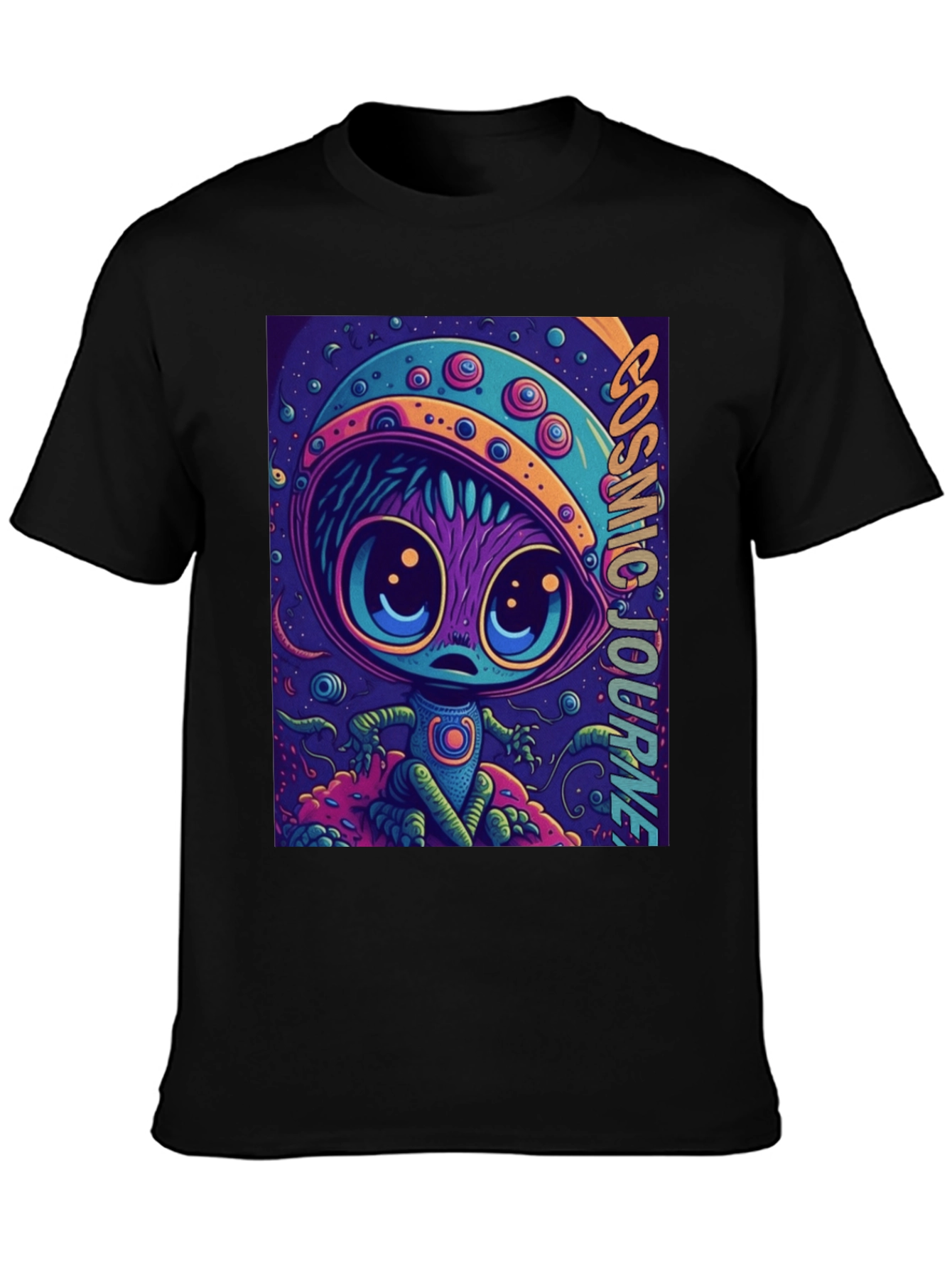 Cosmic Journey Alien Graphic Tee