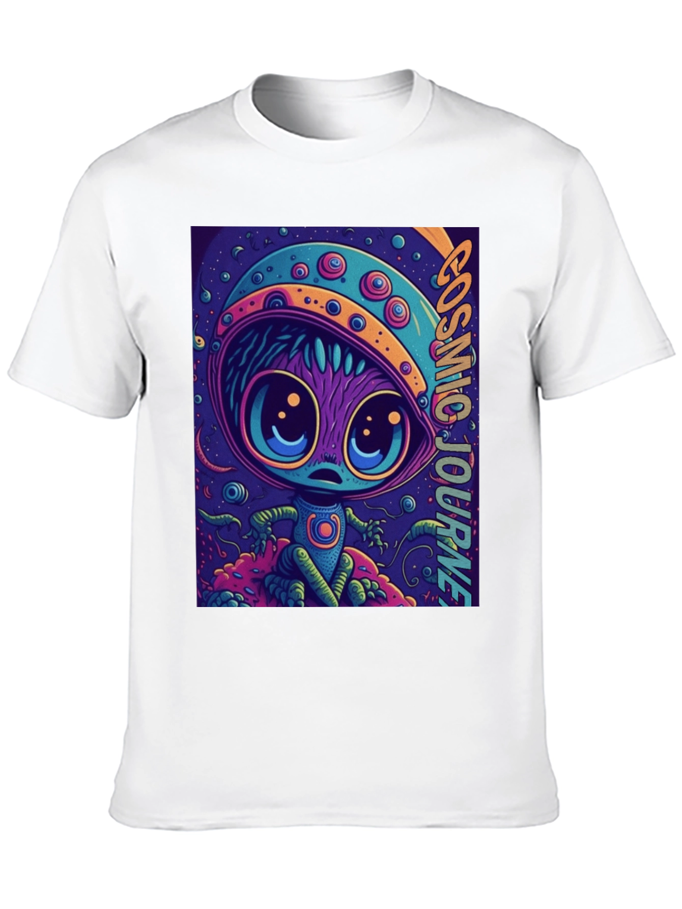 Cosmic Journey Alien Graphic Tee