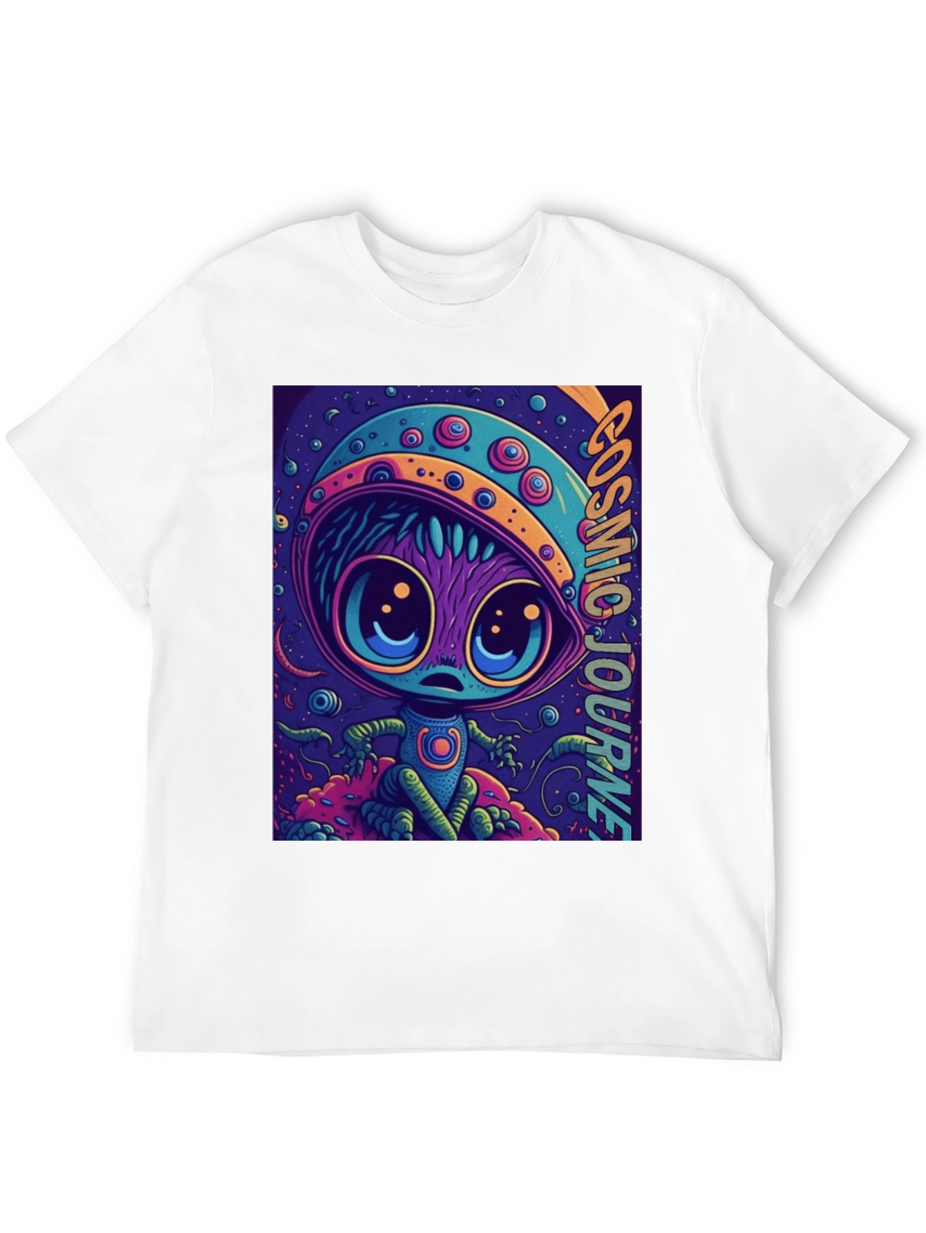 Cosmic Journey Alien Graphic Tee
