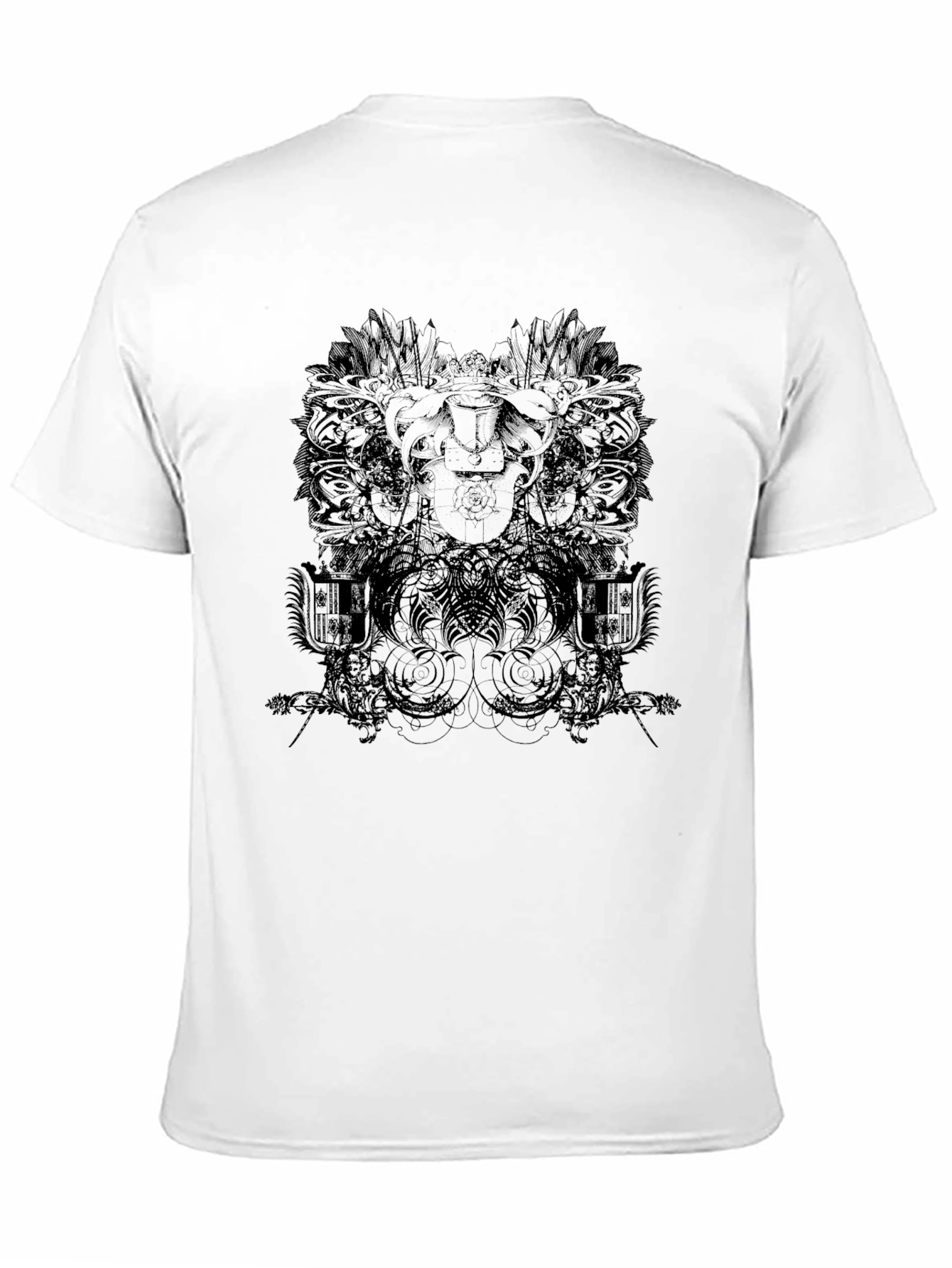 Black Graphic Print Tee