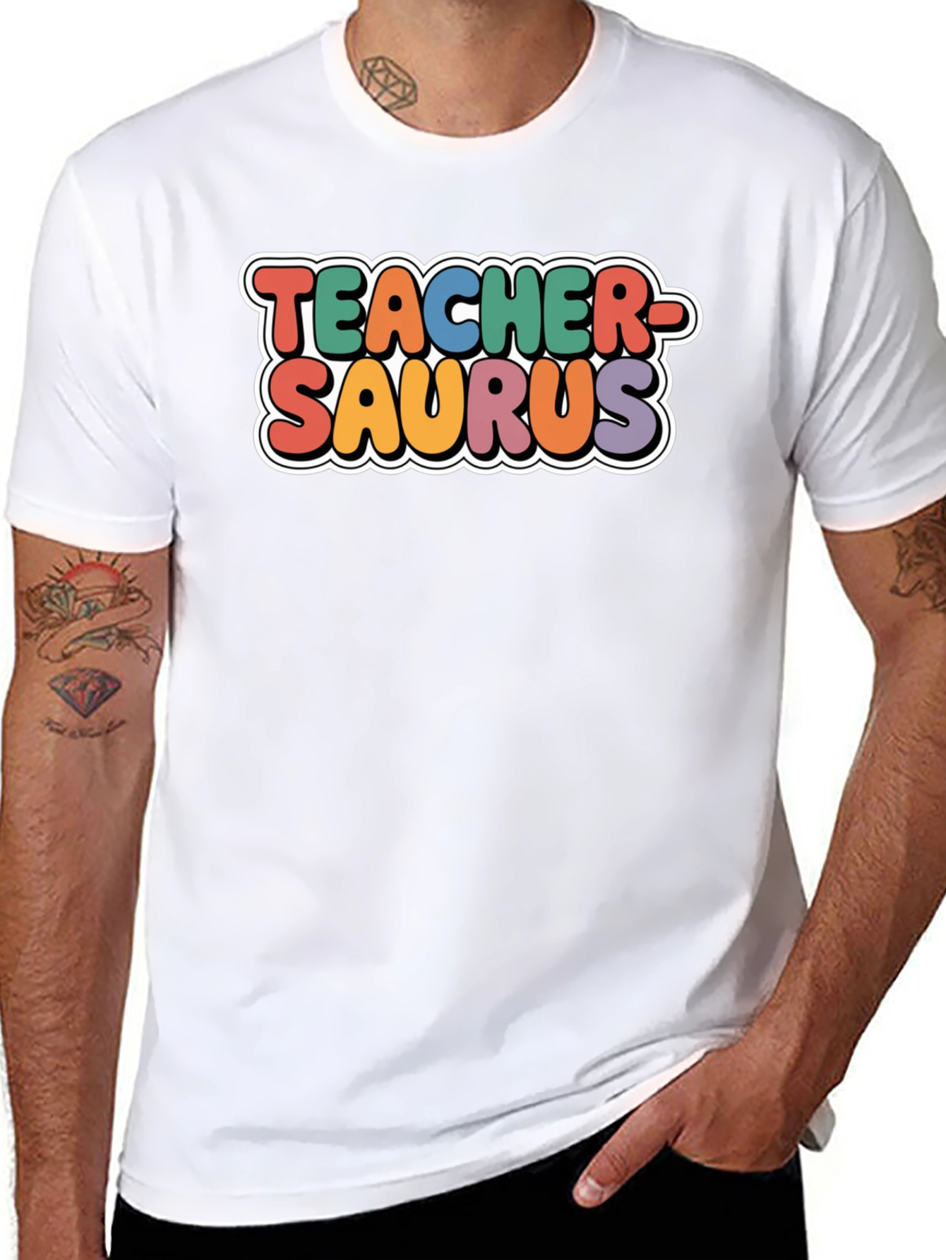 Teacher-Saurus T-Shirt | Fun Teacher Tee