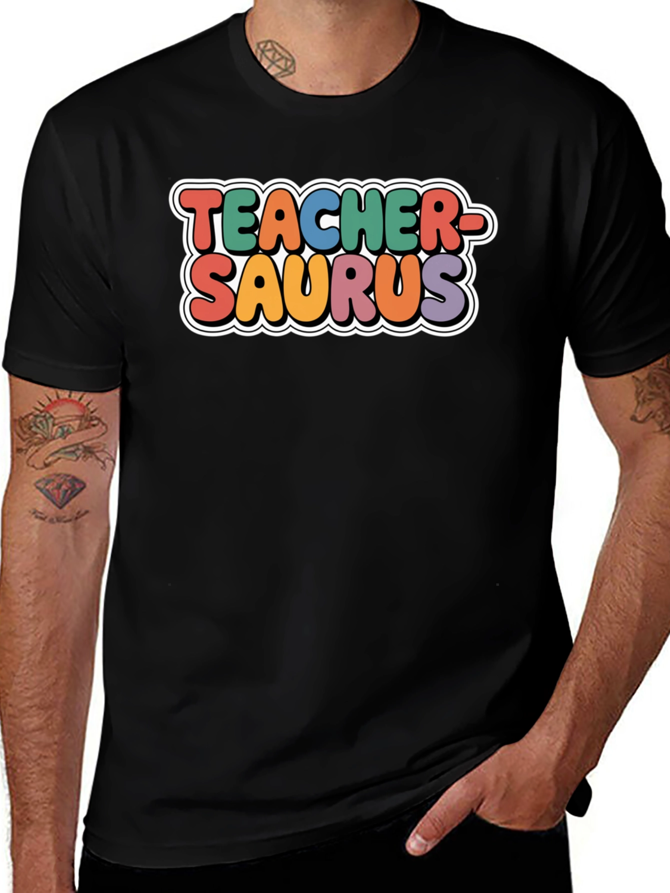 Teacher-Saurus T-Shirt | Fun Teacher Tee