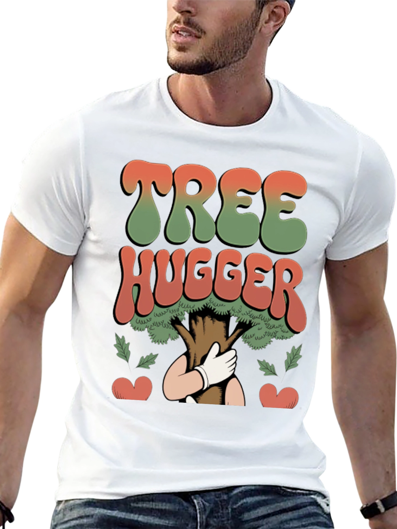 Tree Hugger Graphic T-Shirt - Environmental Tee