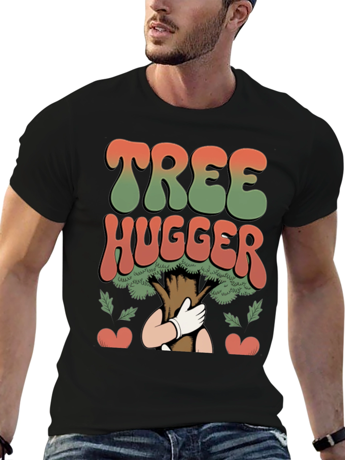 Tree Hugger Graphic T-Shirt - Environmental Tee