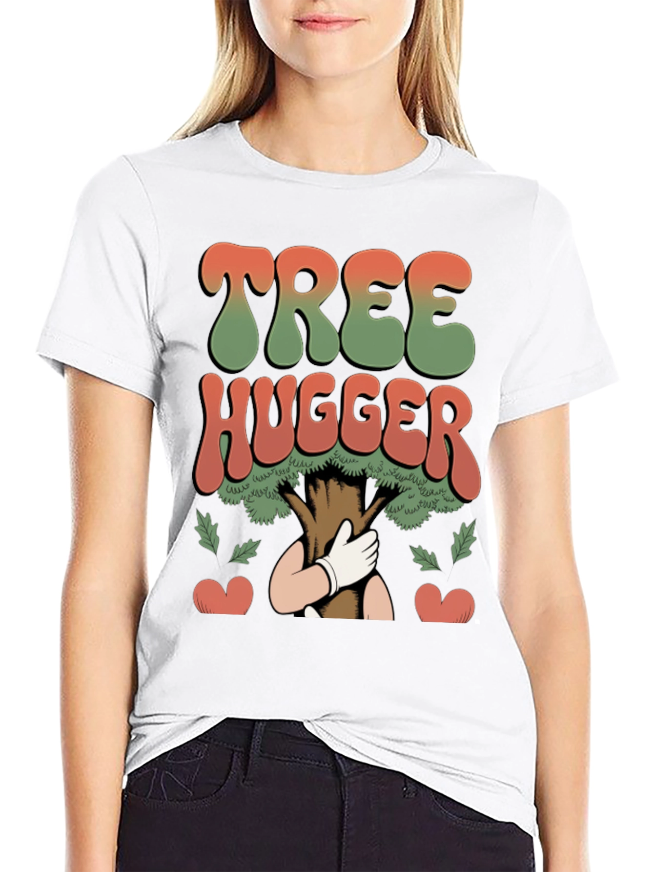 Tree Hugger Graphic T-Shirt - Environmental Tee