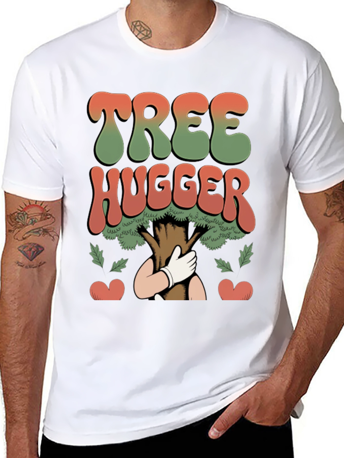 Tree Hugger Graphic T-Shirt - Environmental Tee