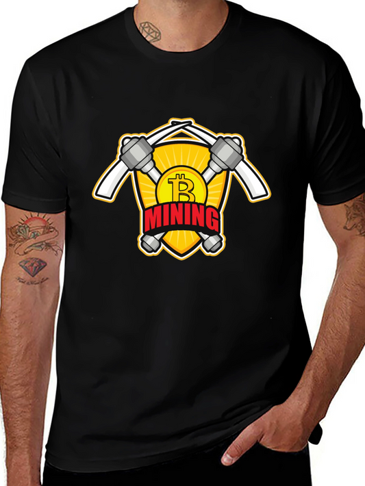 Bitcoin Mining Black T-Shirt