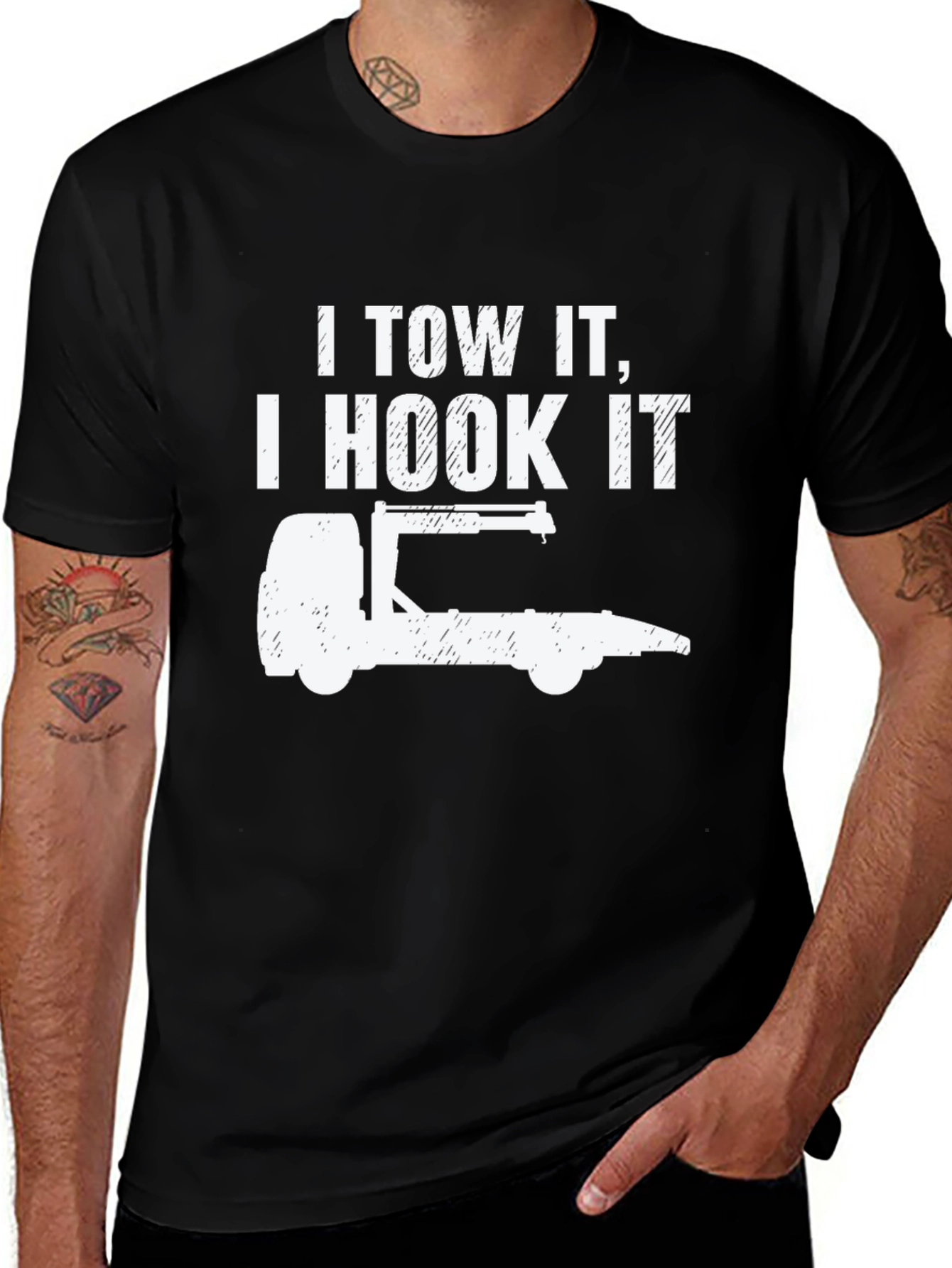 I Tow It I Hook It Tow Truck T-Shirt