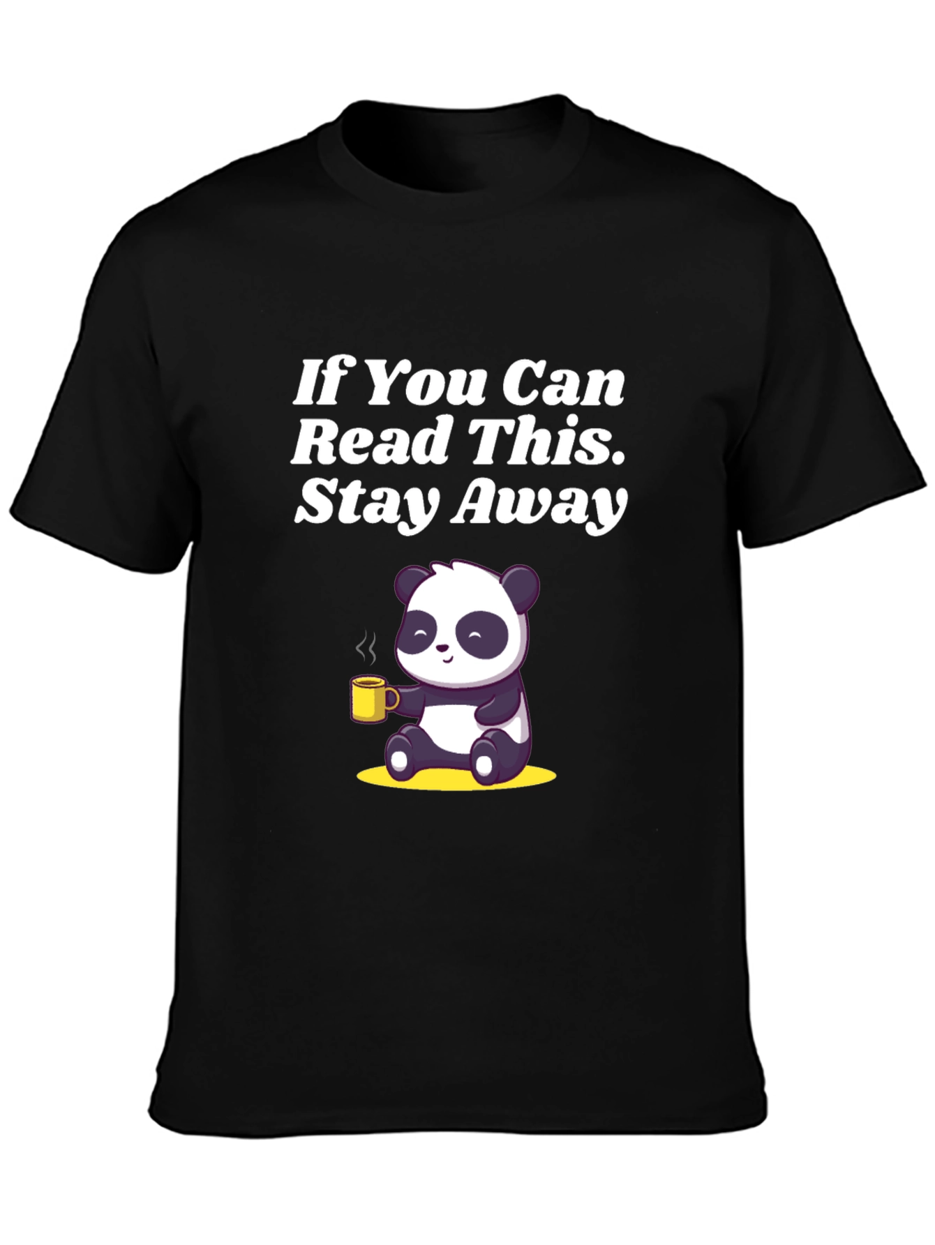Stay Away Panda T-Shirt - Graphic Tee