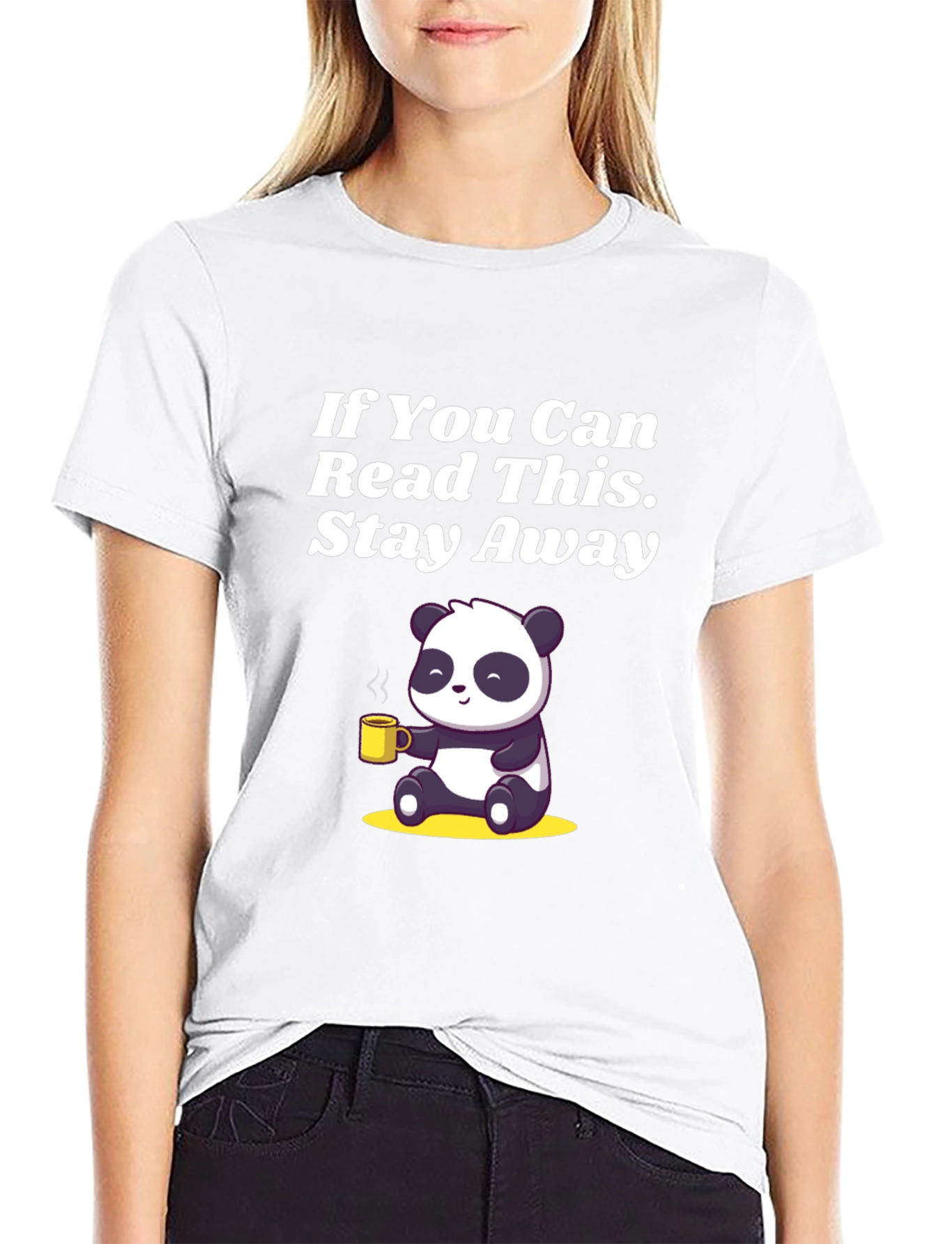 Stay Away Panda T-Shirt - Graphic Tee