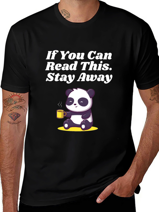 Stay Away Panda T-Shirt - Graphic Tee