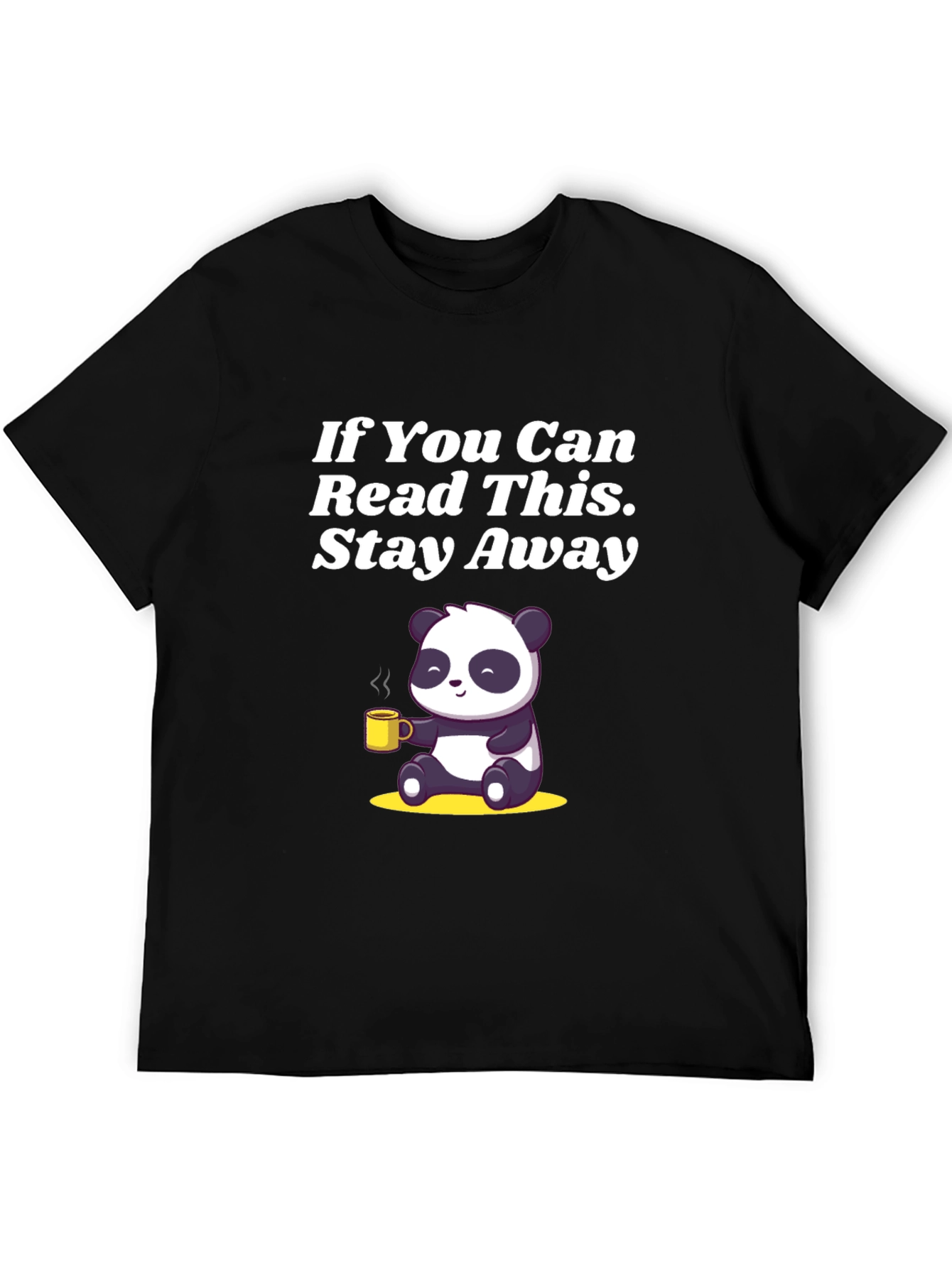 Stay Away Panda T-Shirt - Graphic Tee