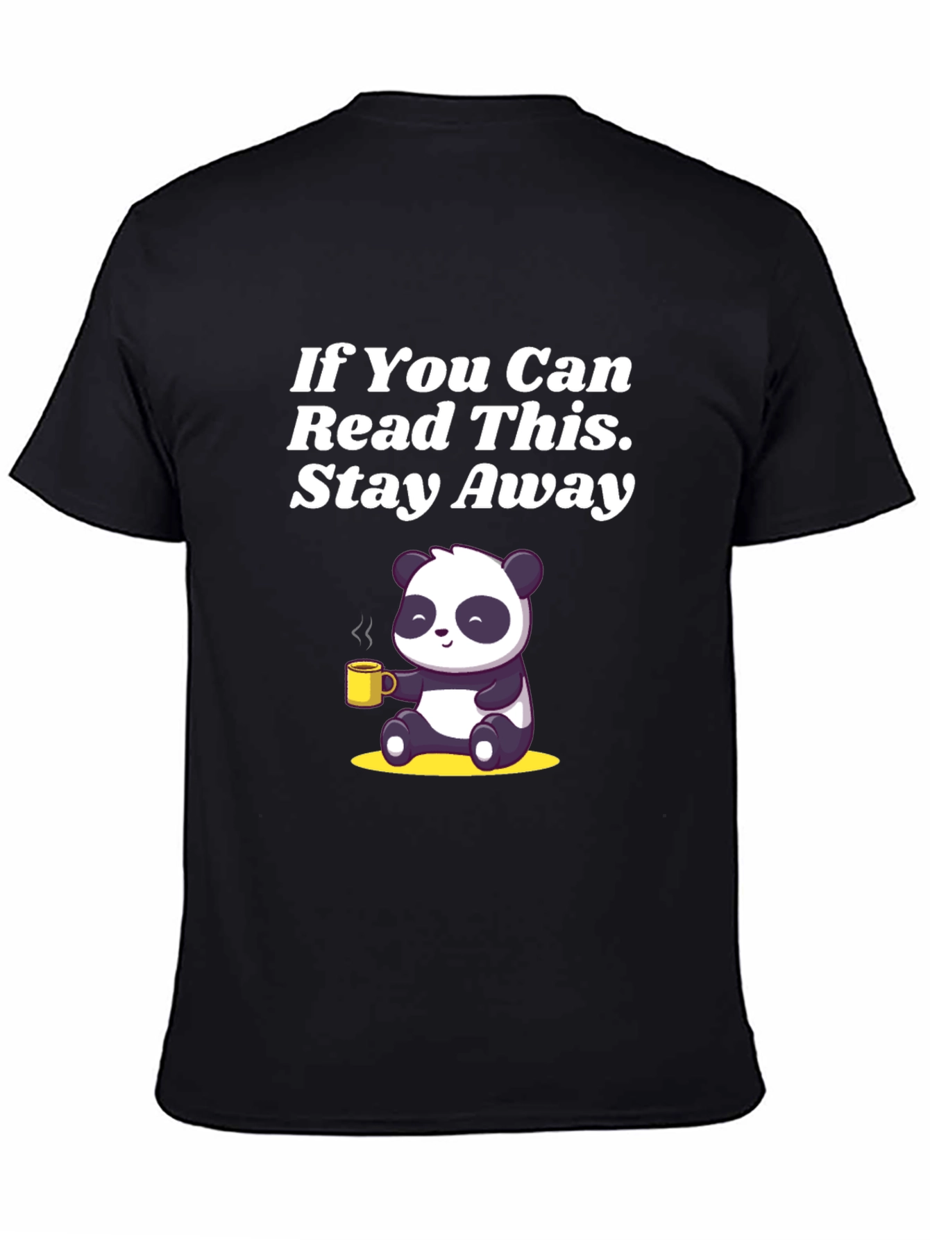 Stay Away Panda T-Shirt - Graphic Tee