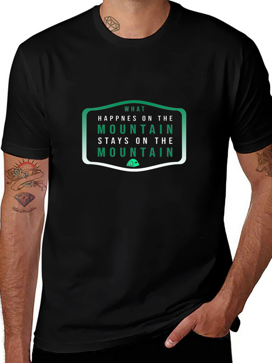 Mountain Adventure Tee - What Happens Stays on the Mountain