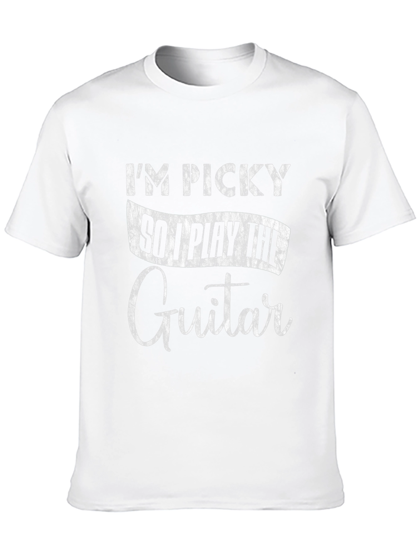 Im Picky So I Play the Guitar Black T-Shirt