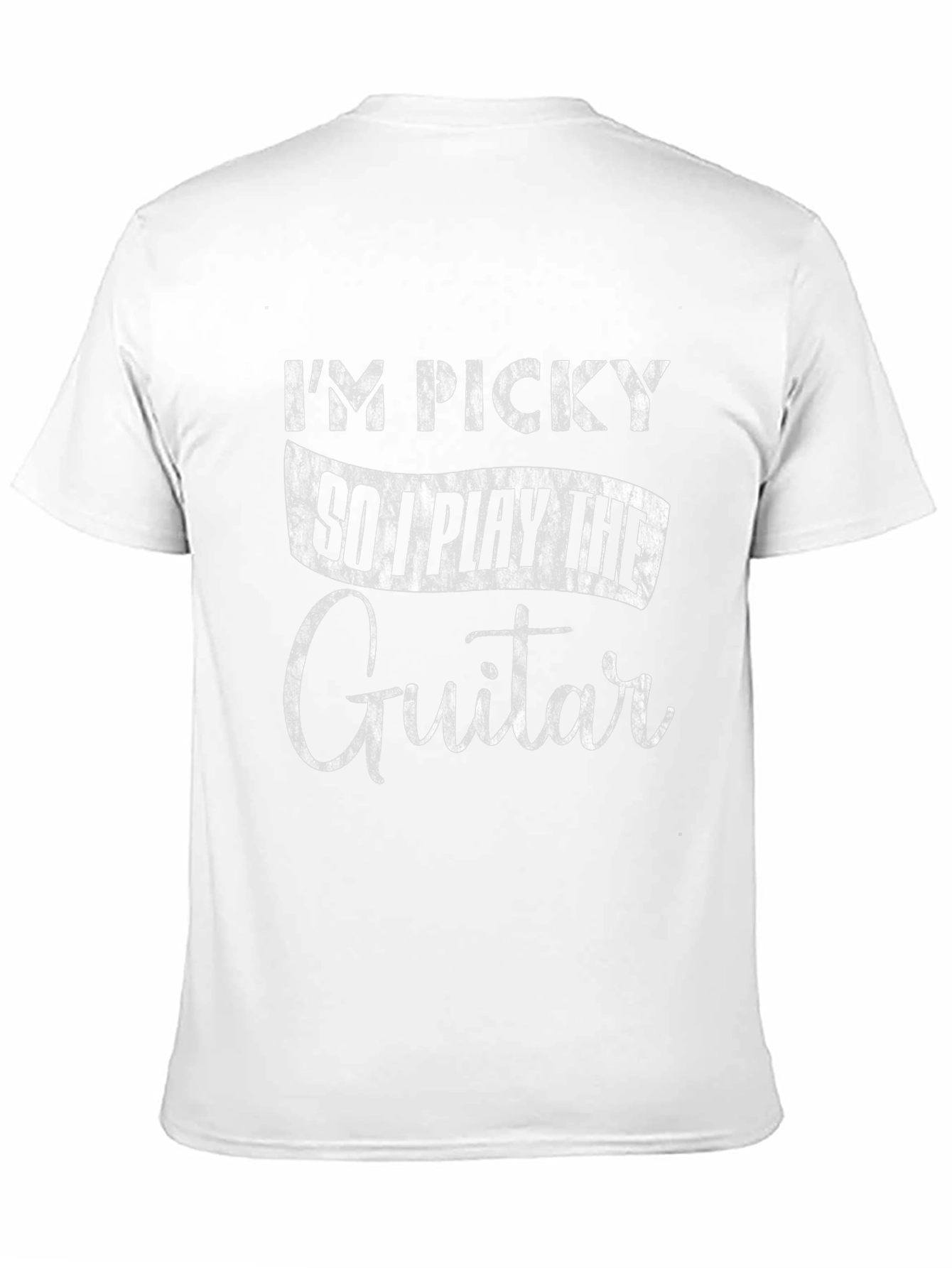 Im Picky So I Play the Guitar Black T-Shirt
