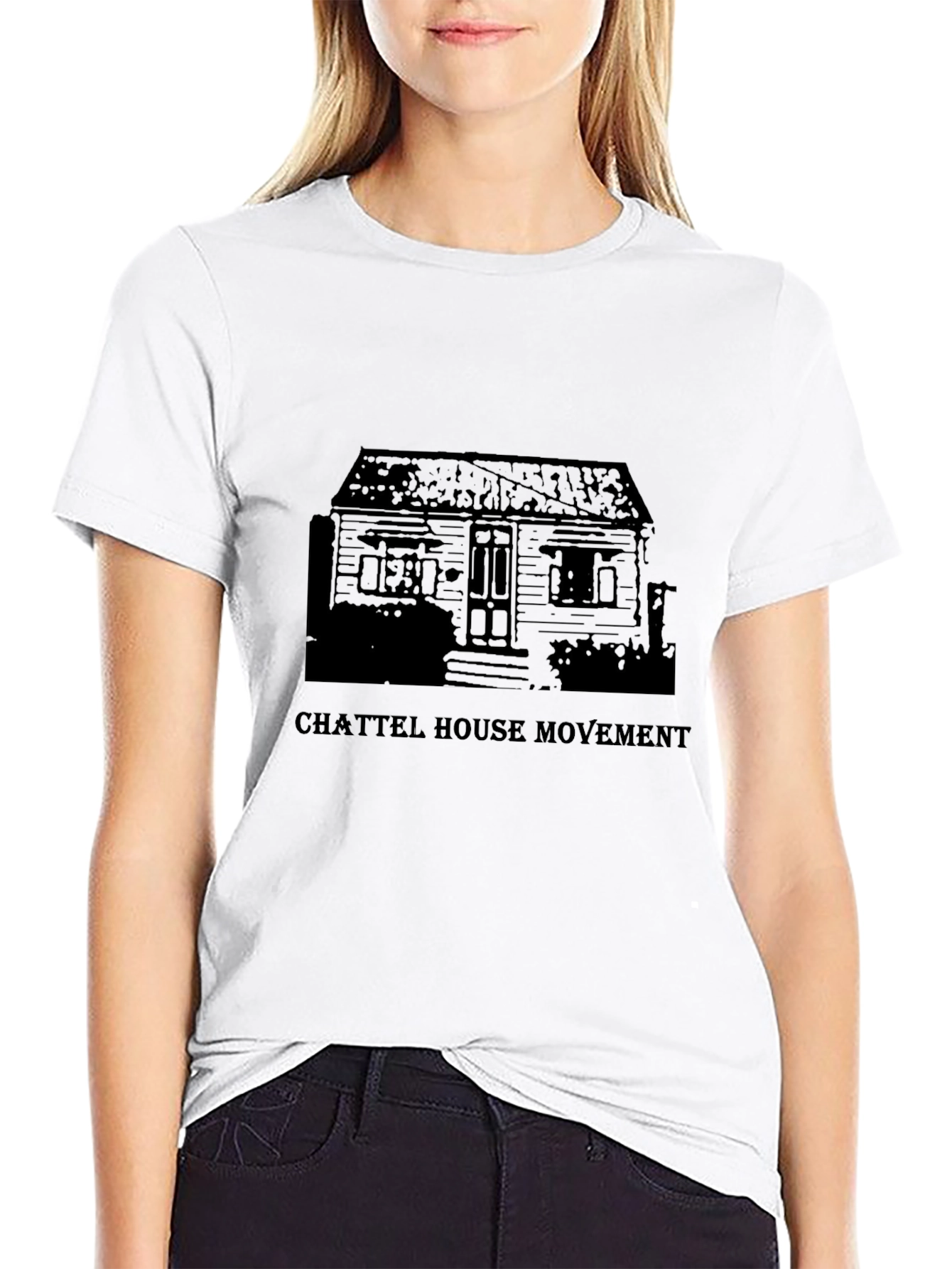 Chattel House Movement Black Tee