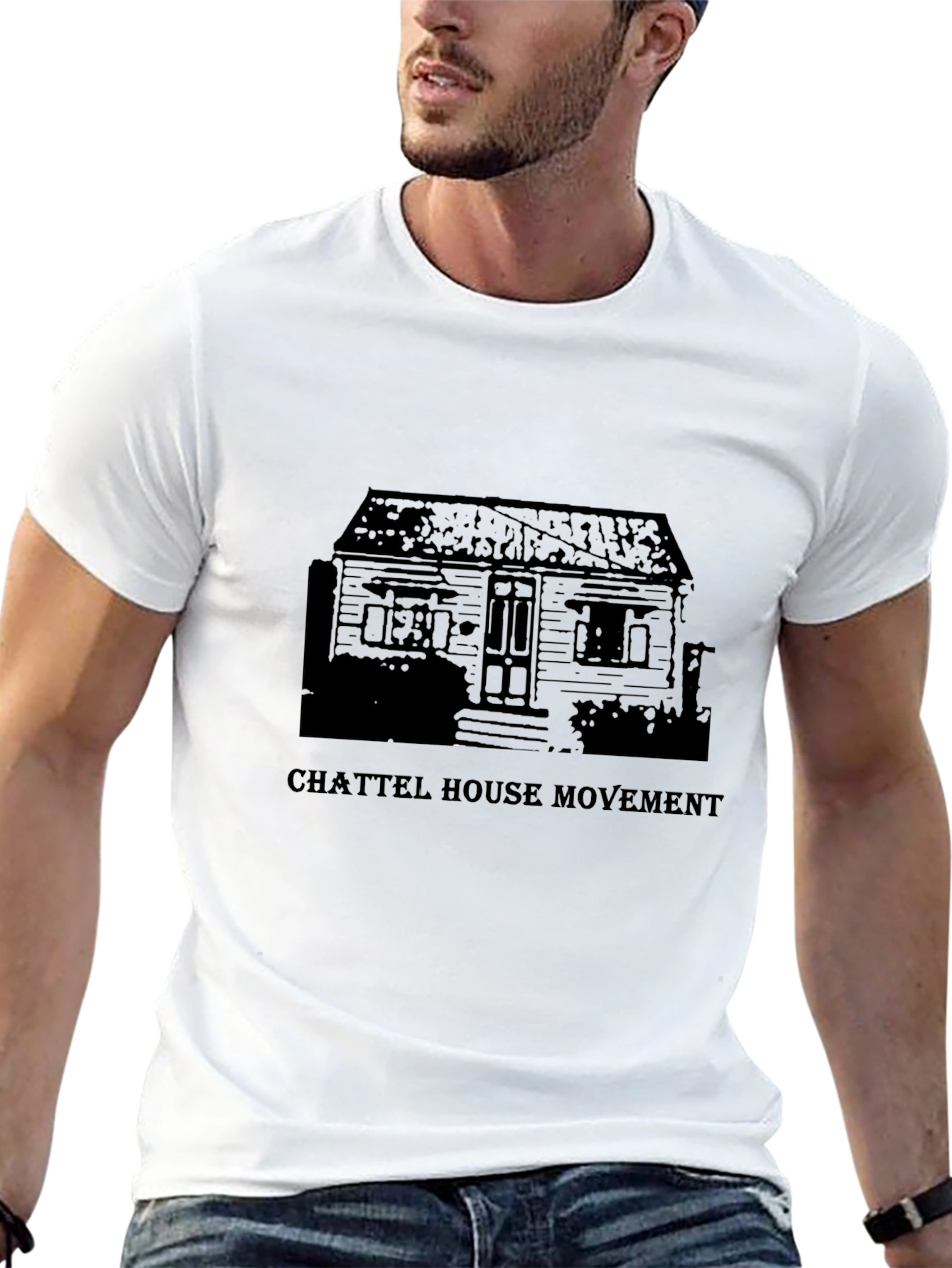 Chattel House Movement Black Tee