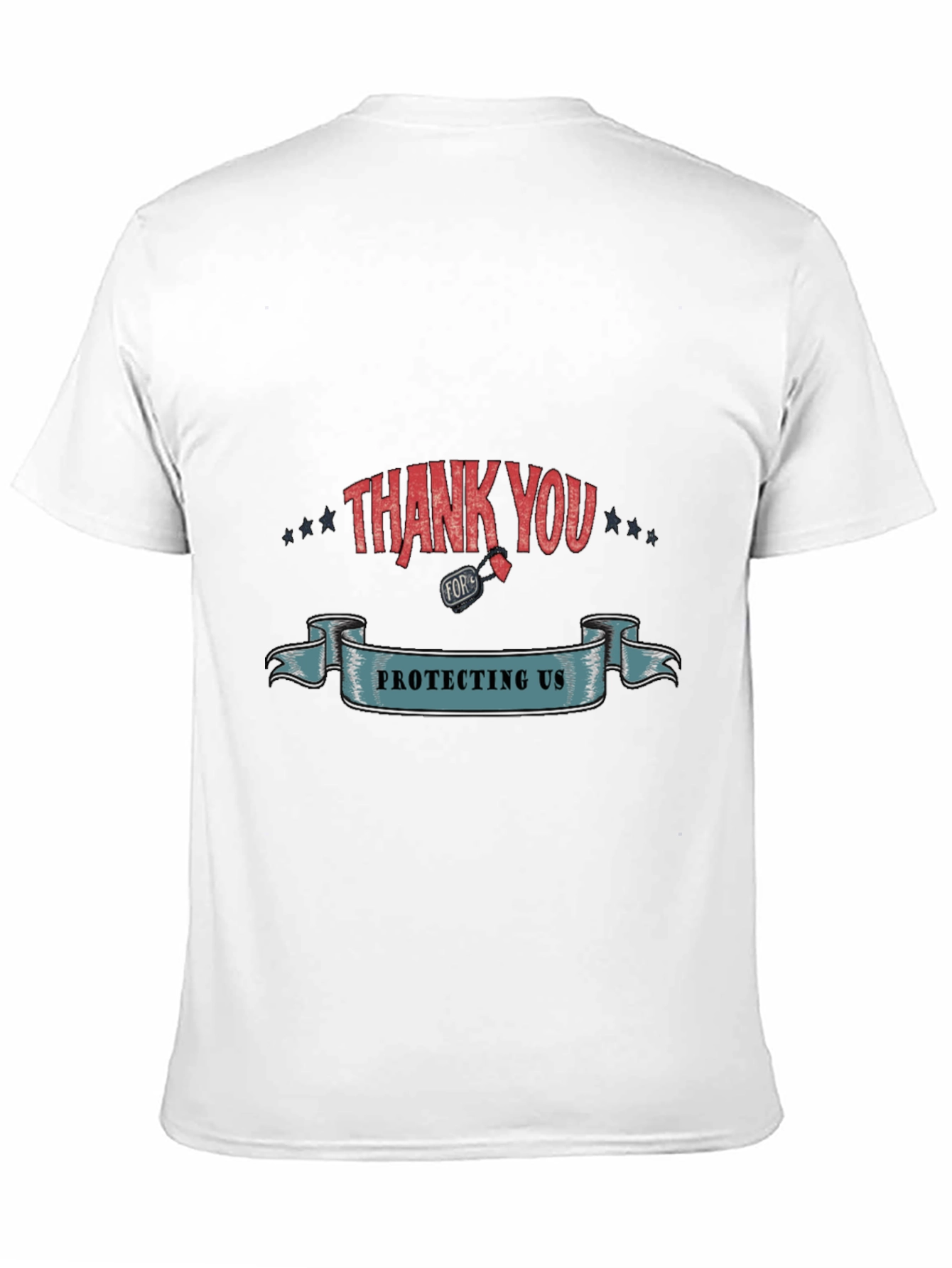 Thank You For Protecting Us Graphic T-Shirt