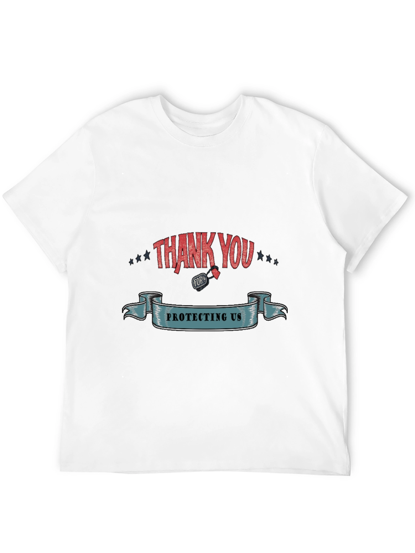Thank You For Protecting Us Graphic T-Shirt