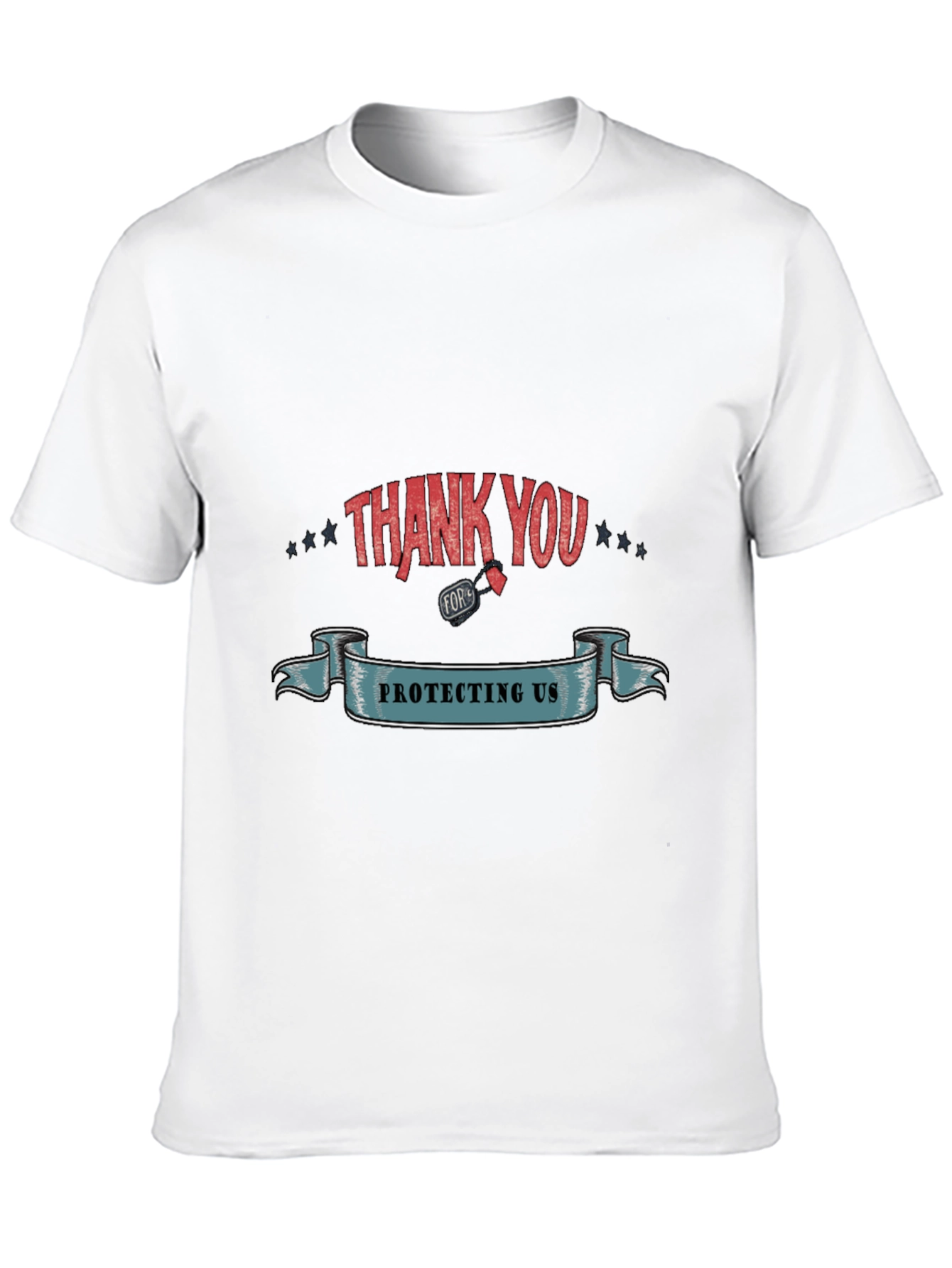 Thank You For Protecting Us Graphic T-Shirt