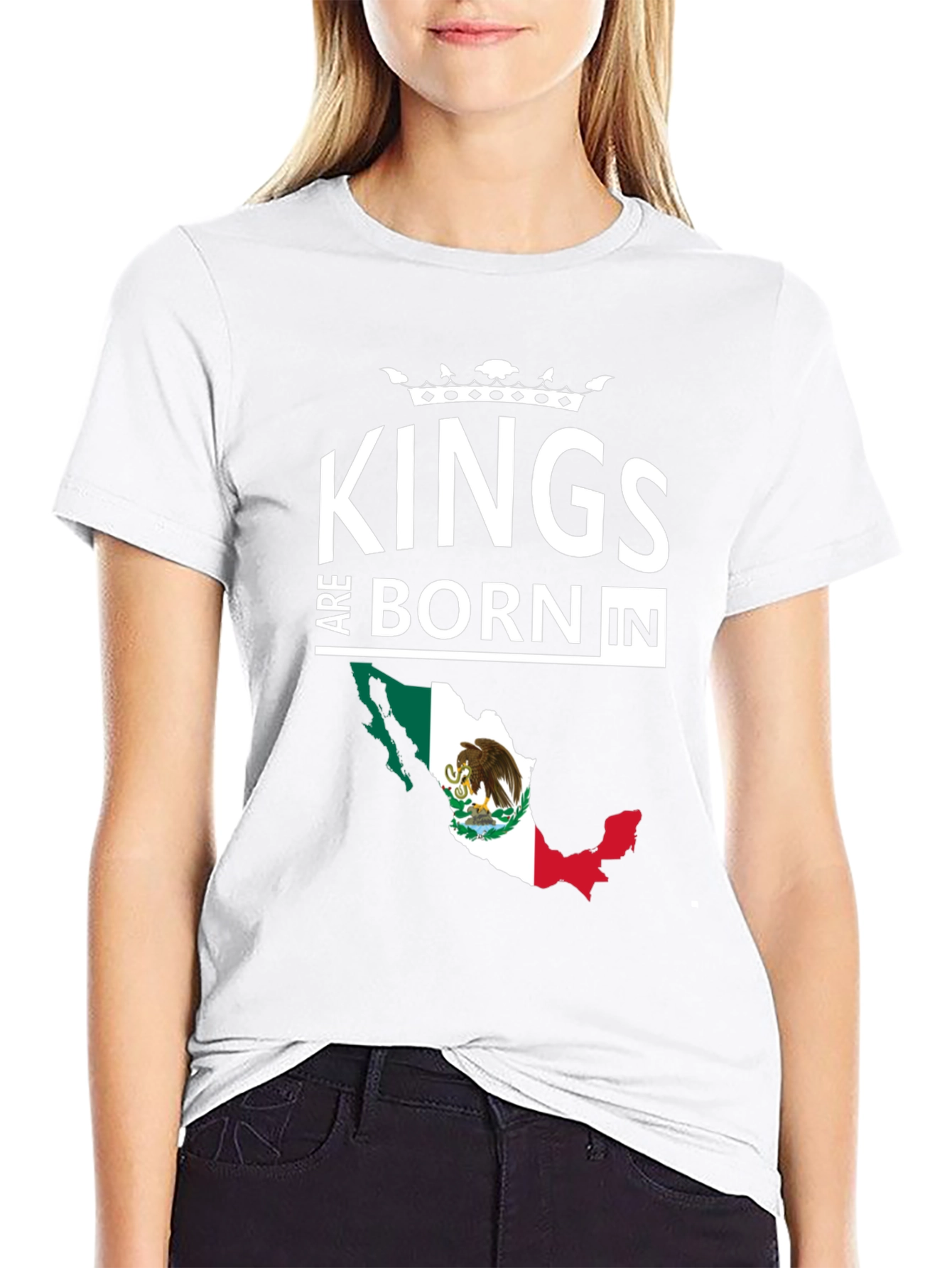 Kings Are Born In Mexico T-Shirt
