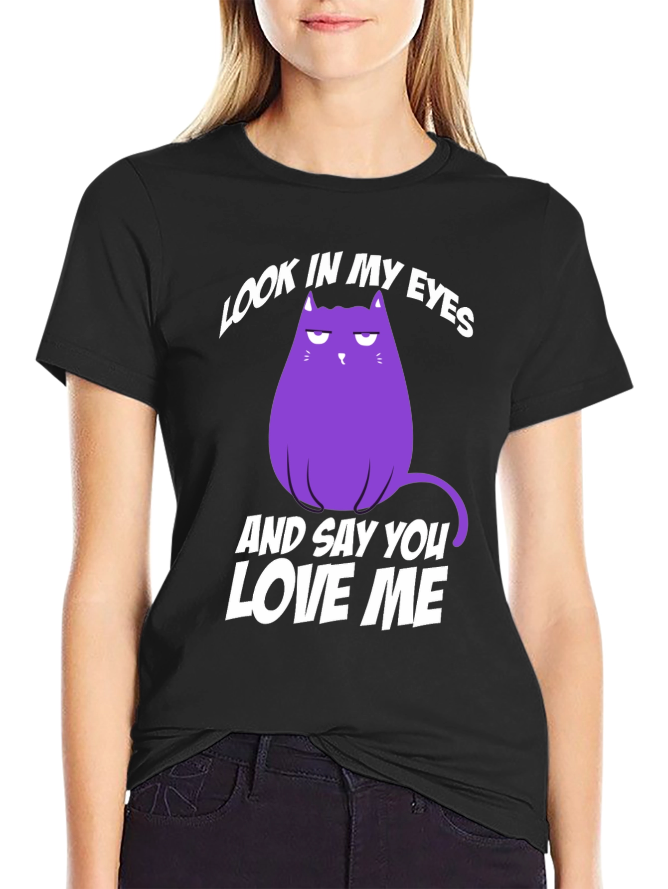 Grumpy Cat T-Shirt: Look In My Eyes
